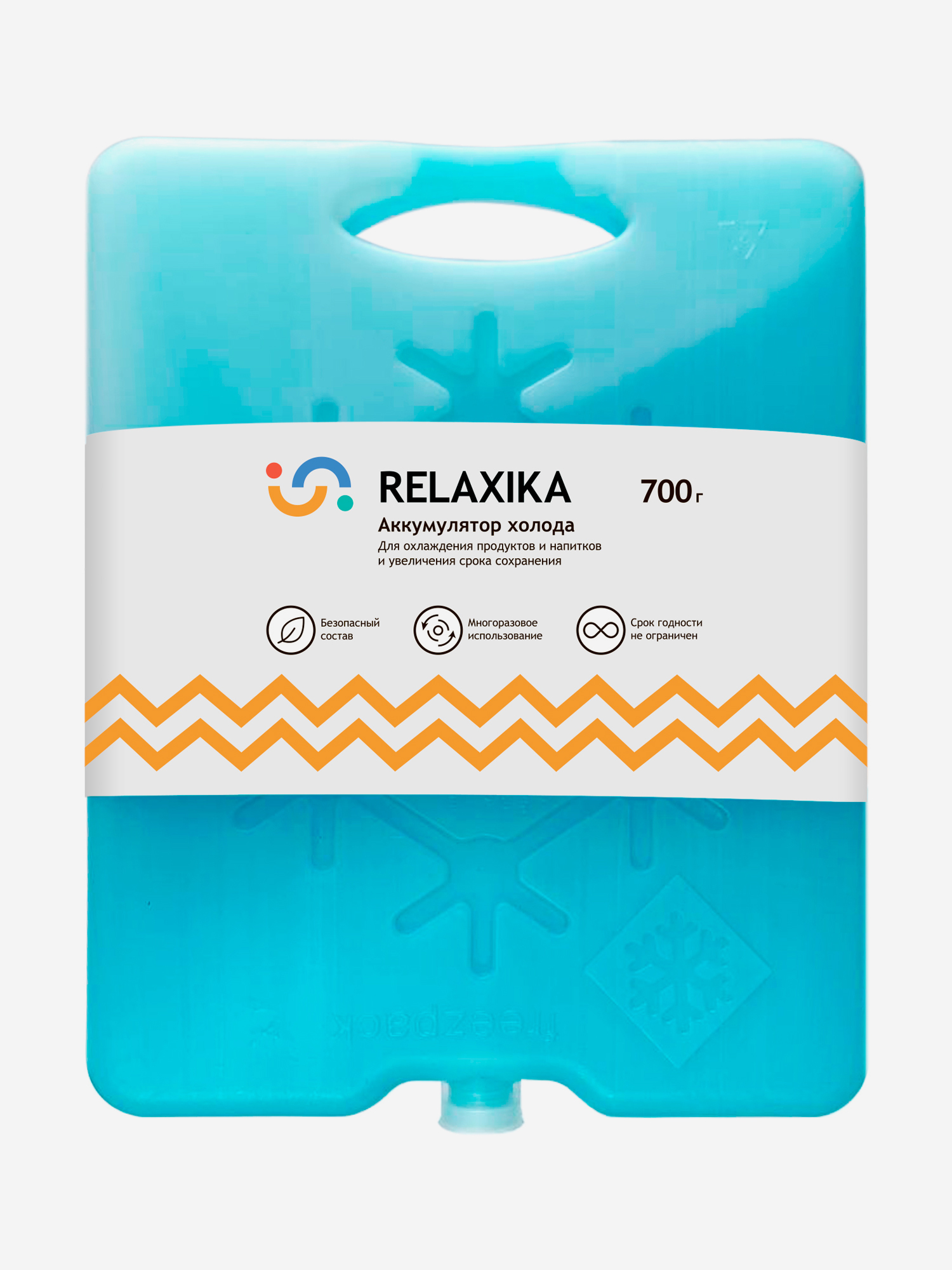 

Аккумулятор холода Relaxika 700 гр, Голубой