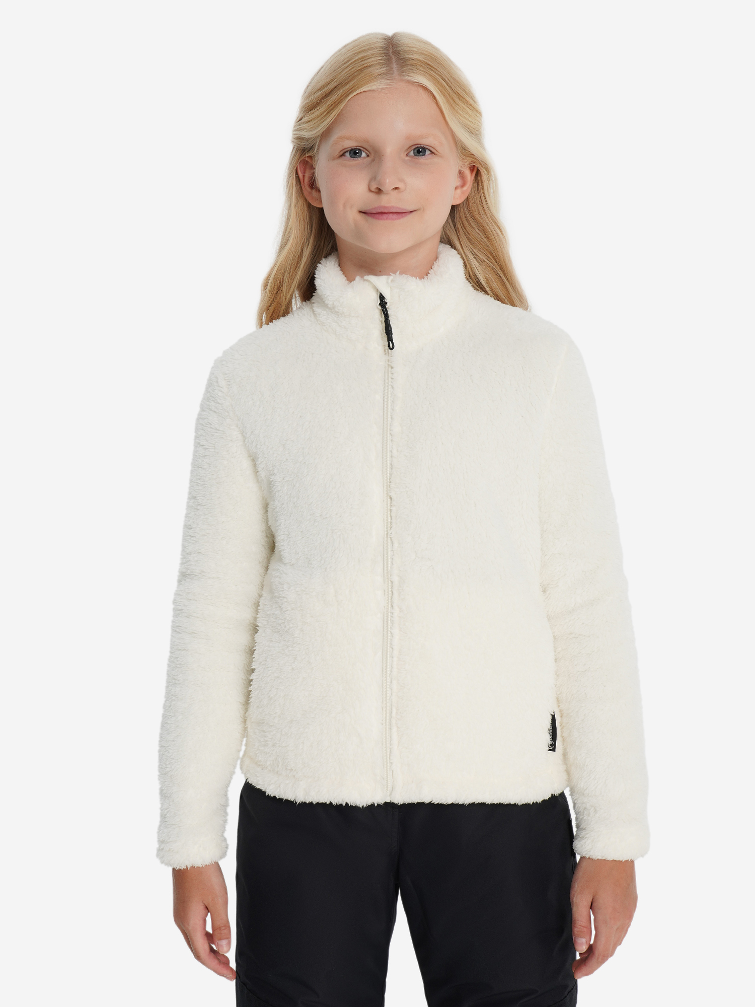 Джемпер флисовый для девочек Outventure, бежевый, арт. 30284