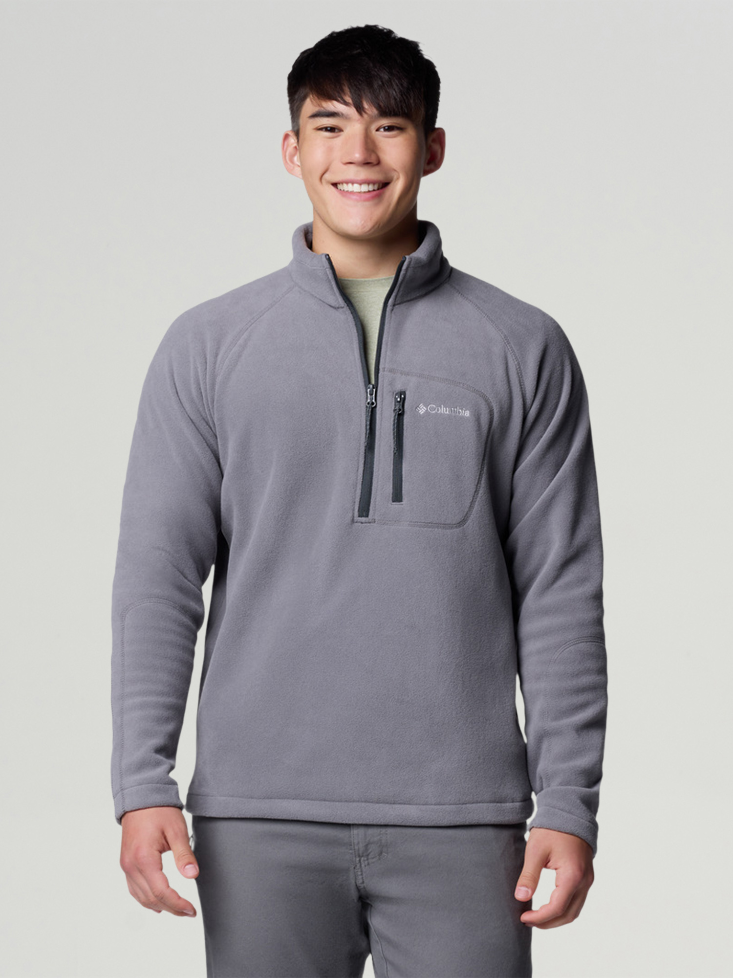 Джемпер флисовый мужской Columbia Fast Trek III Half Zip Fleece, Серый