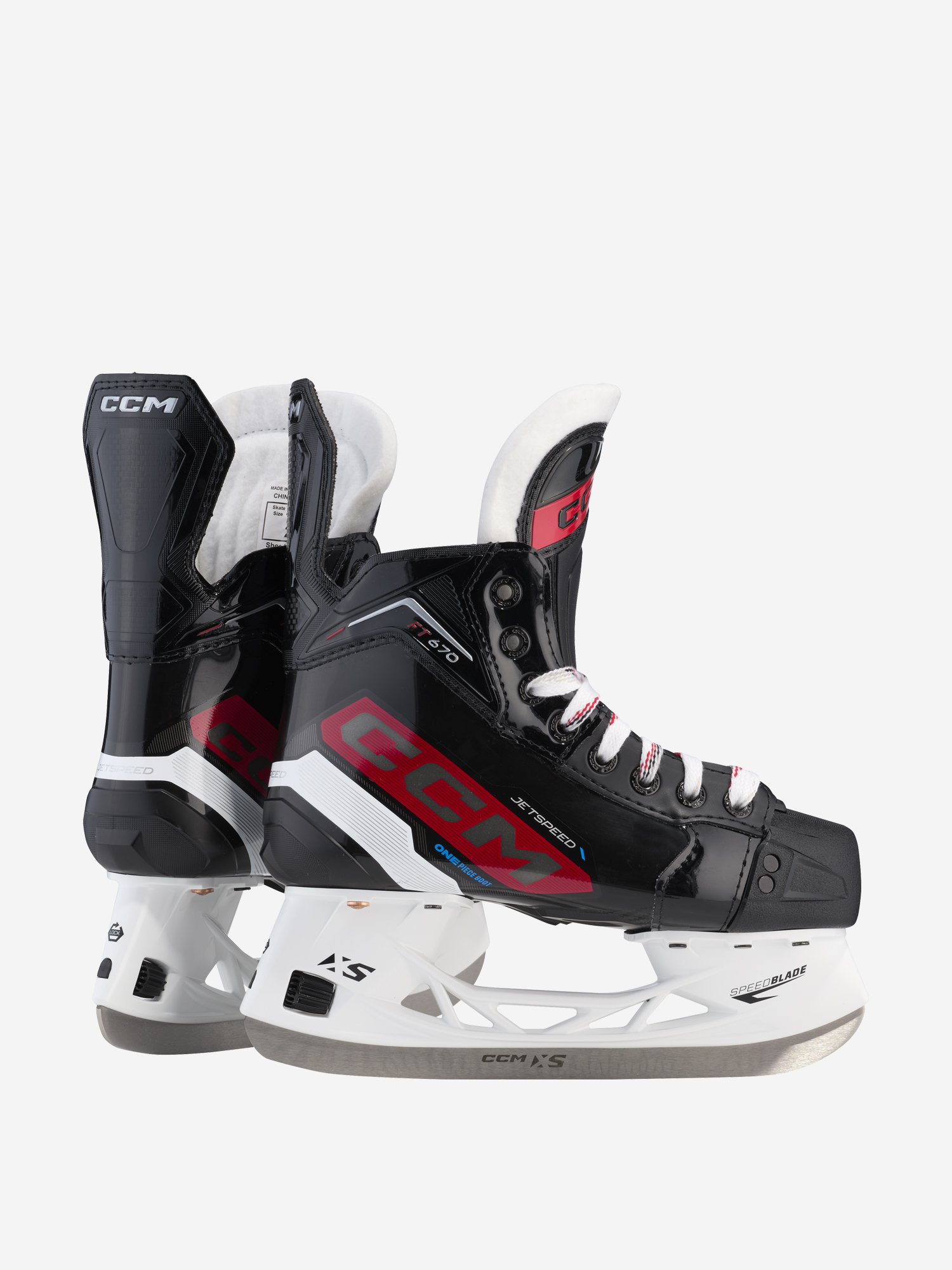 

Коньки хоккейные детские CCM Jetspeed FT670 JR, Черный