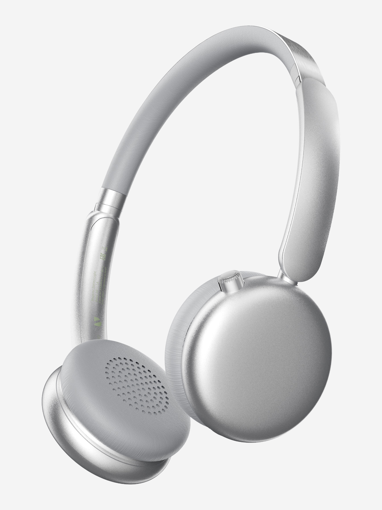 Изображение товара Беспроводные накладные наушники Stereo Light, bluetooth 5.4, 300 мАч, Серебряный