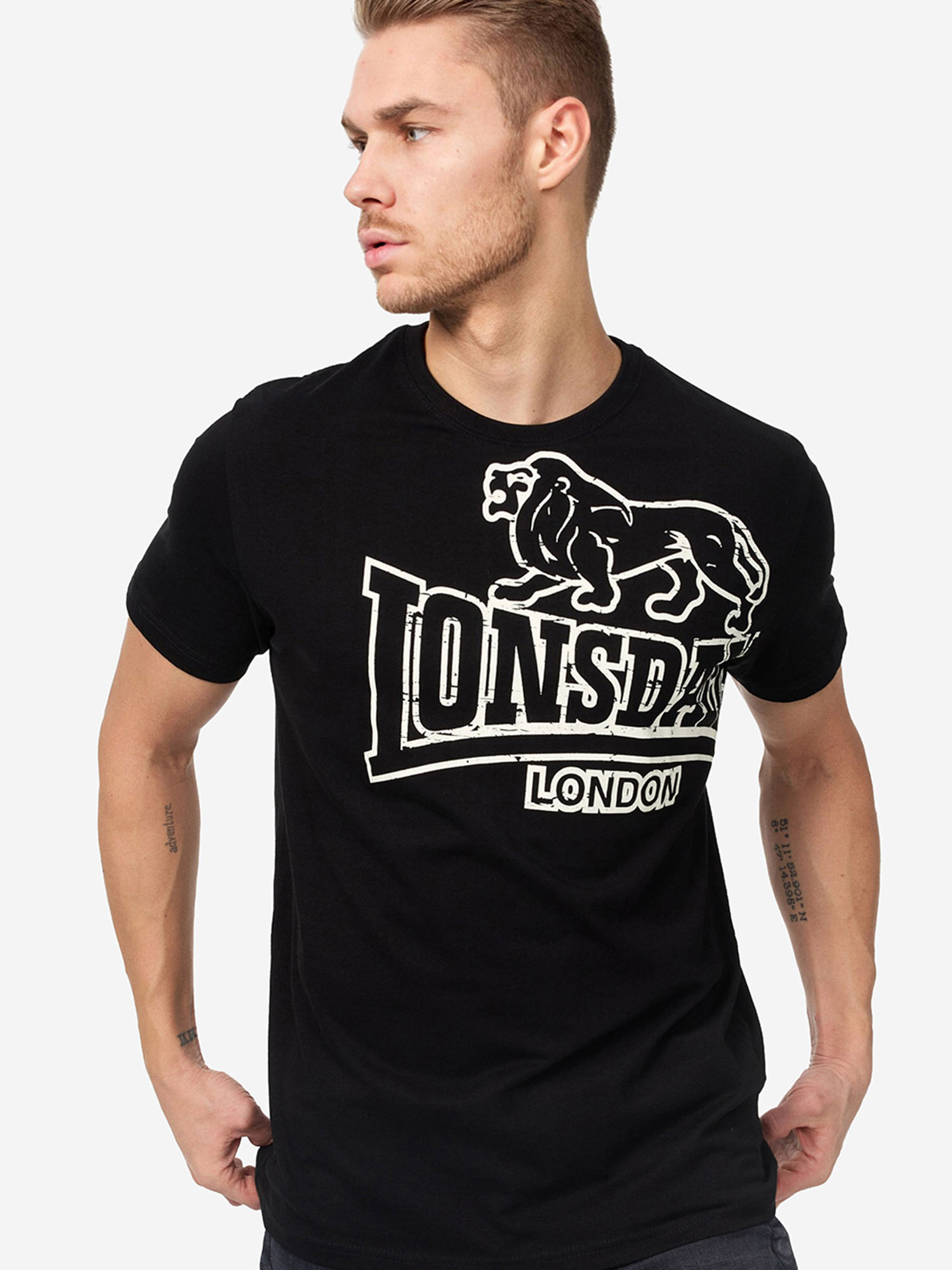 

Футболка мужская LONSDALE LANGGETT, Черный