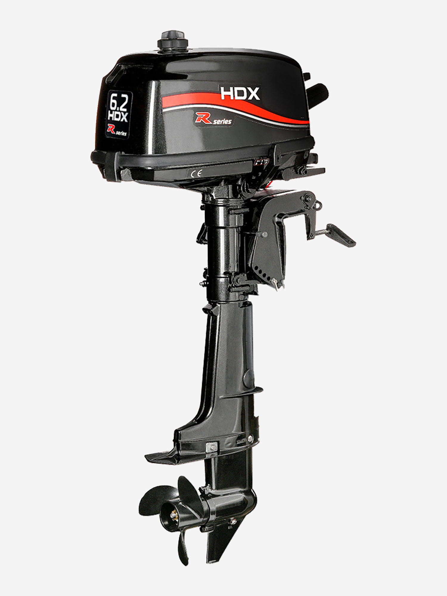 

Лодочный мотор 2-х тактный HDX Rapid series T 6,2 BMS, Черный