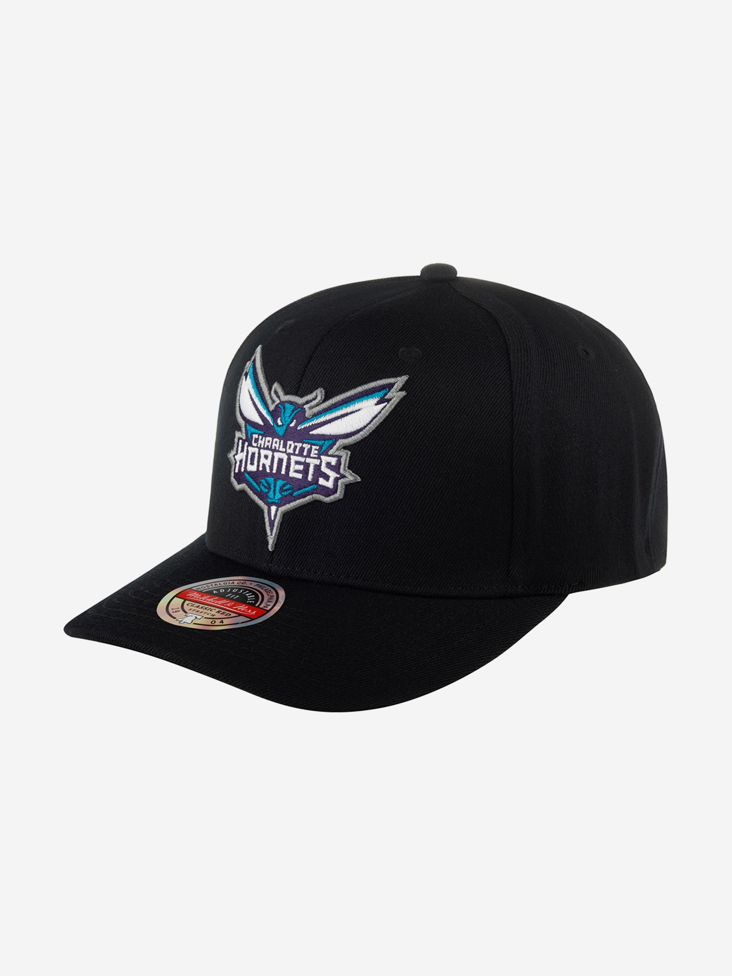 

Бейсболка MITCHELL NESS HHSSINTL1245-CHOBLCK Charlotte Hornets NBA (черный), Черный