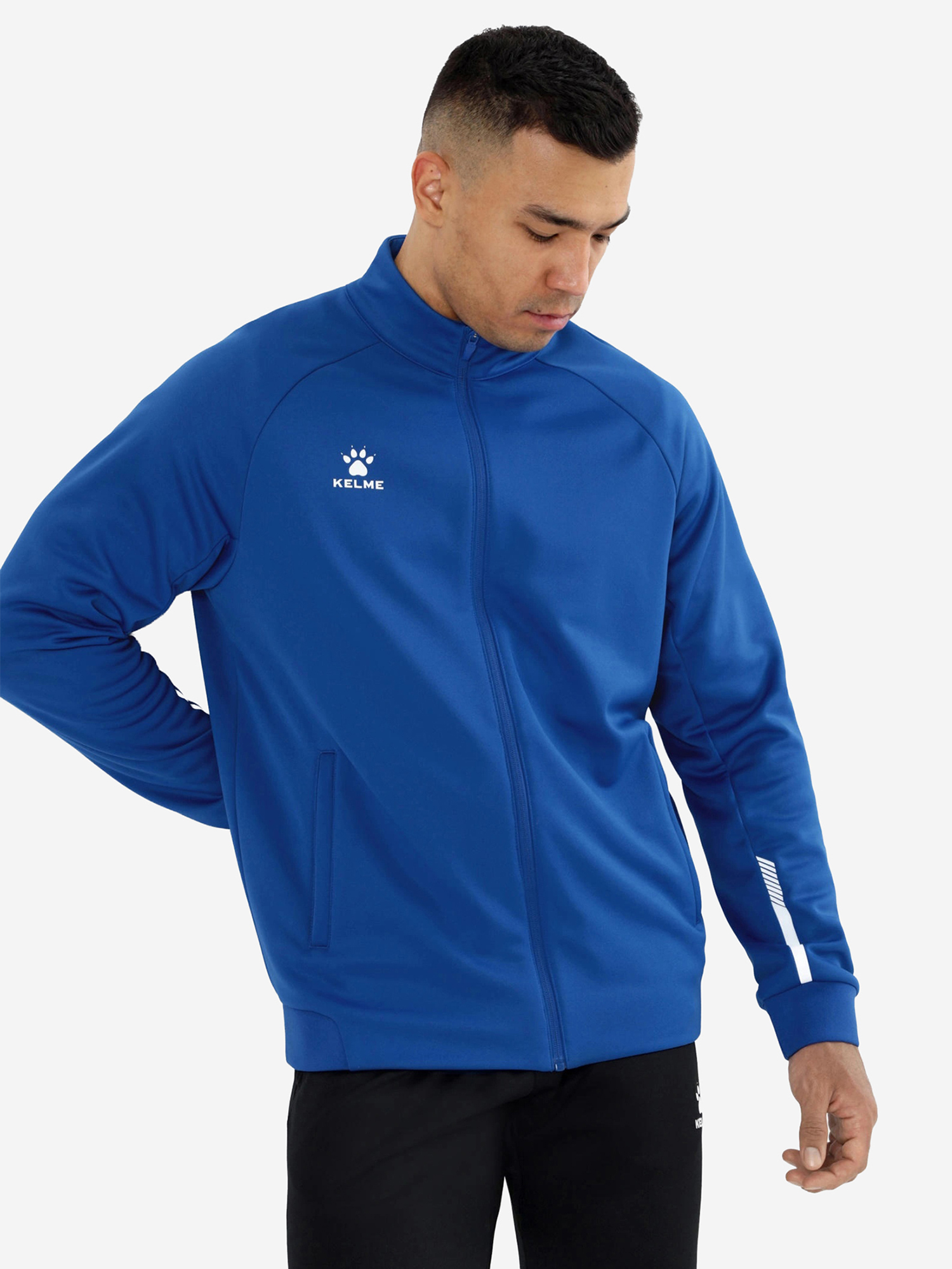 Изображение товара Олимпийка мужская KELME Knitted Jacket (plus Fleece), Синий