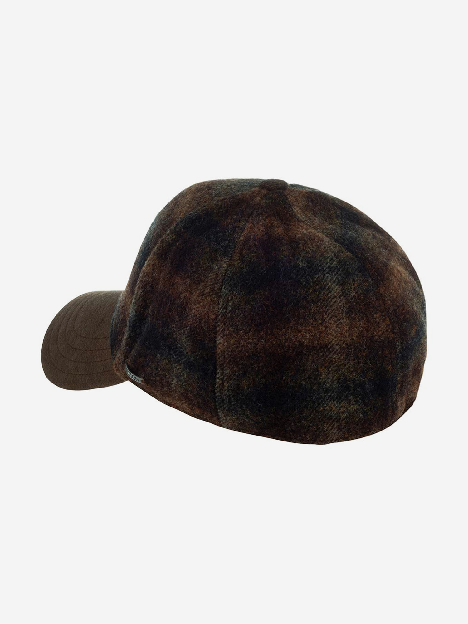 Бейсболка STETSON 7720304 BASEBALL CAP WOOL CHECK (коричневый), Коричневый 02-641XDOXS9Z-60, размер 57 - фото 3