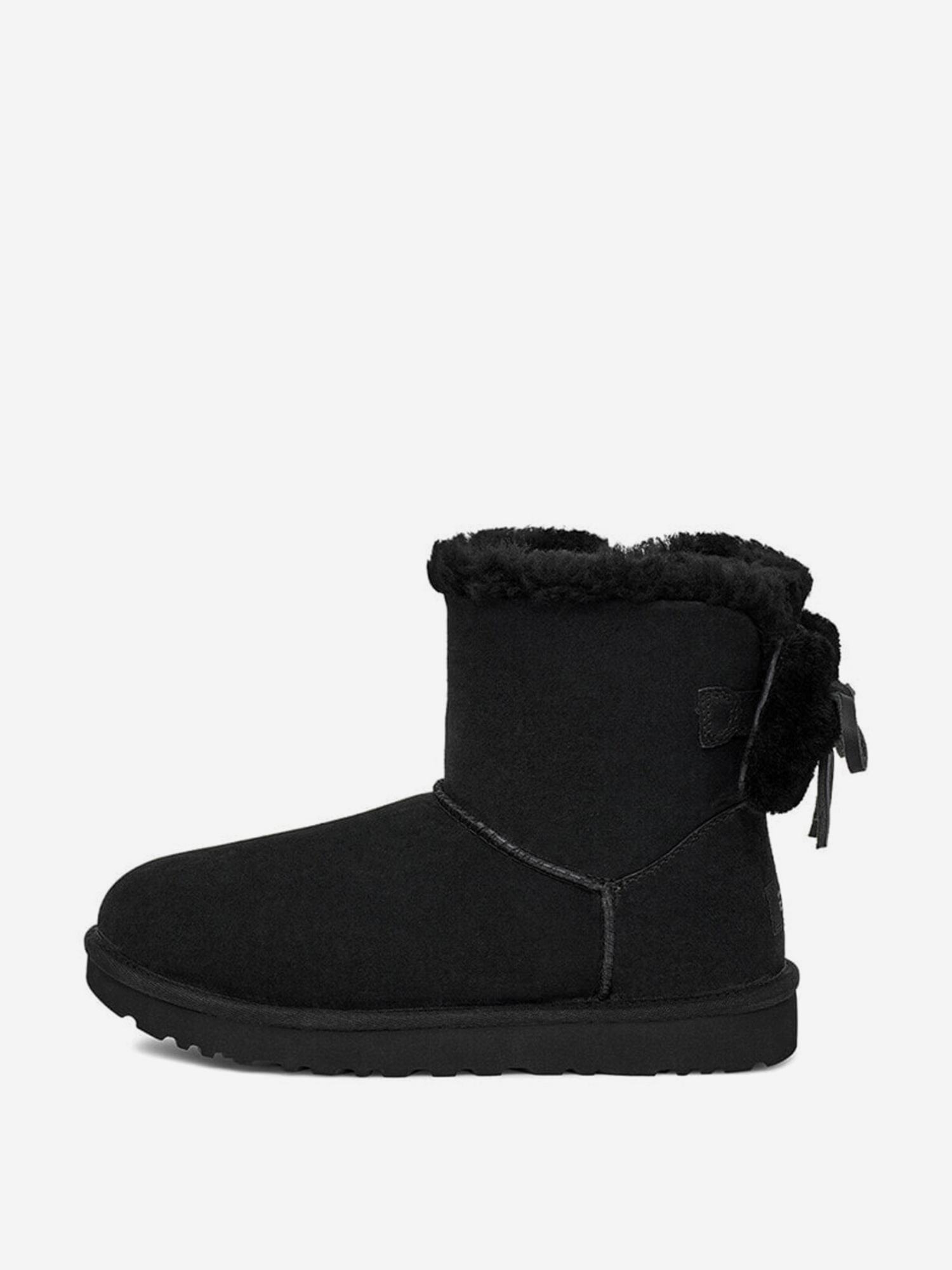 Изображение товара Женские утепленные угги UGG Classic Double Bow Mini из натуральной замши для зимы
