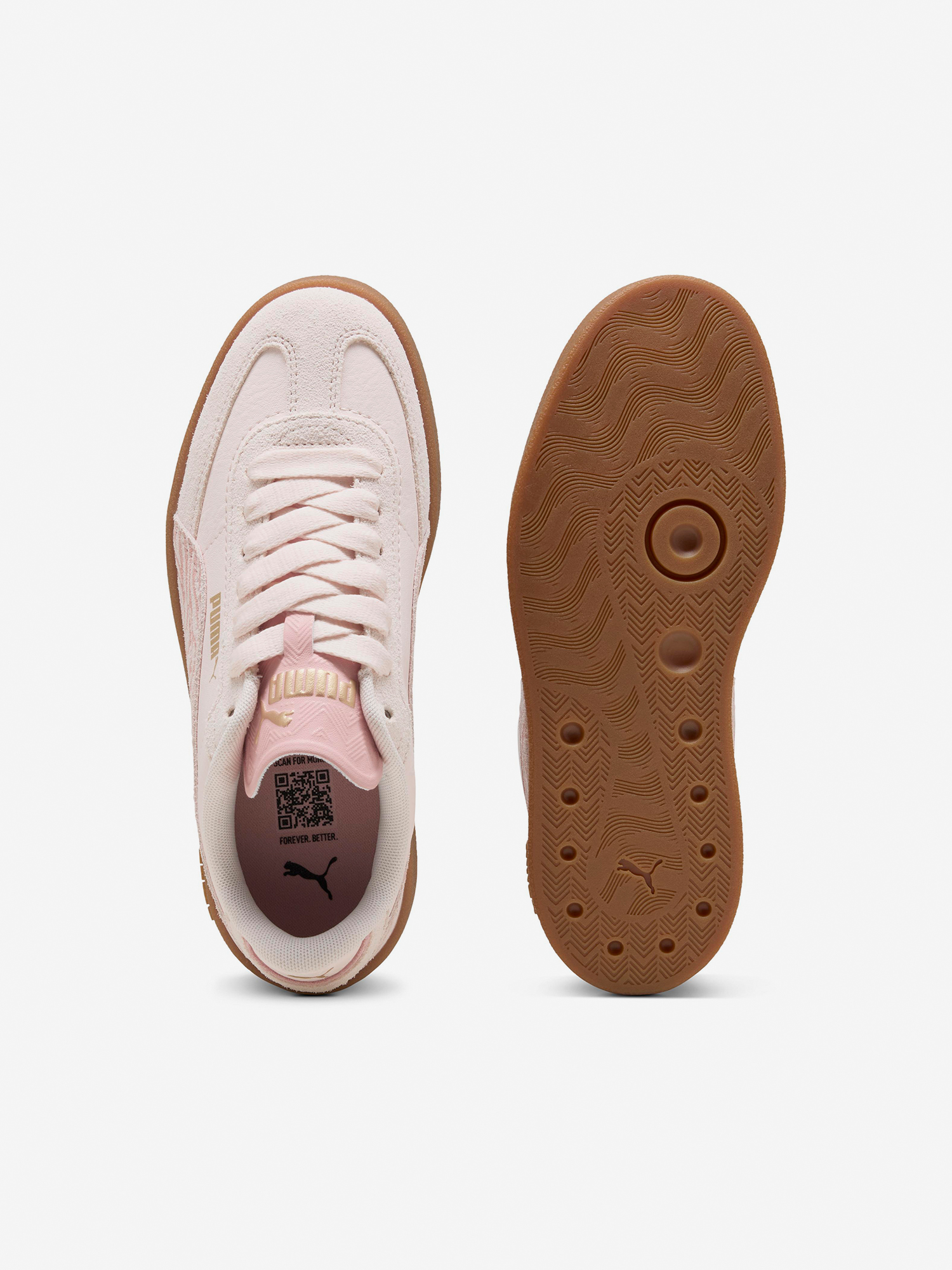 Кеды для девочек PUMA Club II Era Exploro, Бежевый 5