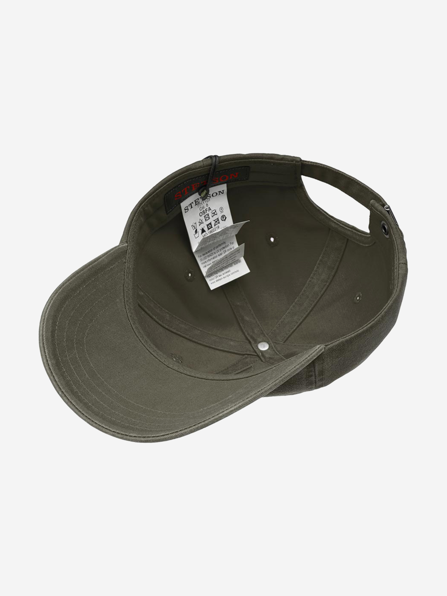 Бейсболка STETSON 7711101 BASEBALL CAP COTTON (оливковый), Мультицвет 02-214XDOXS9Z-03, размер Без размера - фото 4