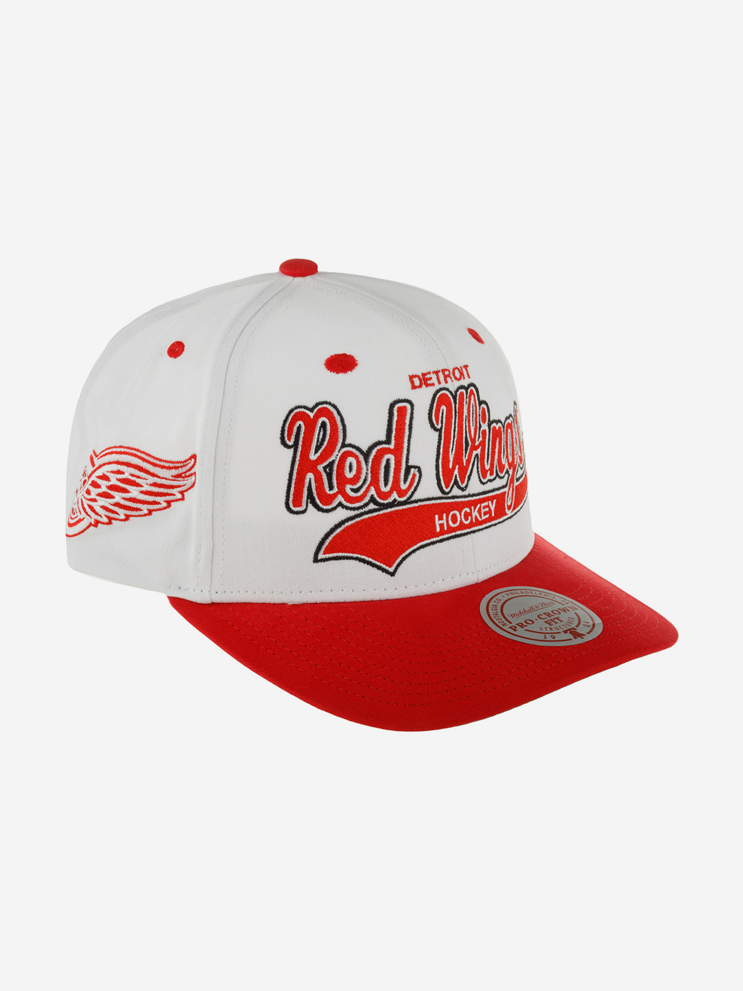 Бейсболка MITCHELL NESS HHSS7285-DRWYYPPPWHIT Detroit Red Wings NHL (красный), Красный 59-225XDOXM4K-48, размер Без размера - фото 2