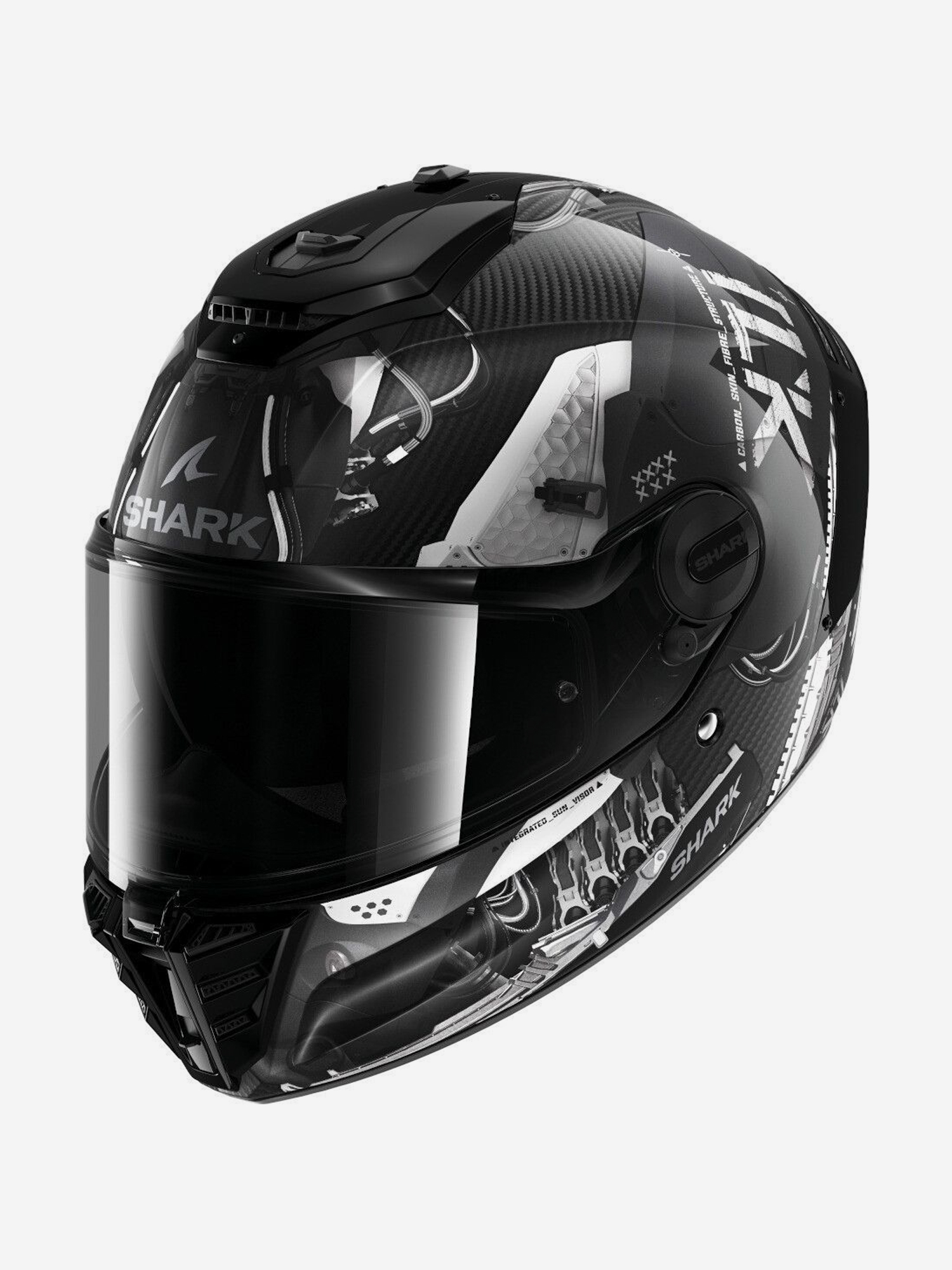

Мотошлем интеграл Shark SPARTAN RS CARBON XBOT Black/Anthracite/Silver, Черный
