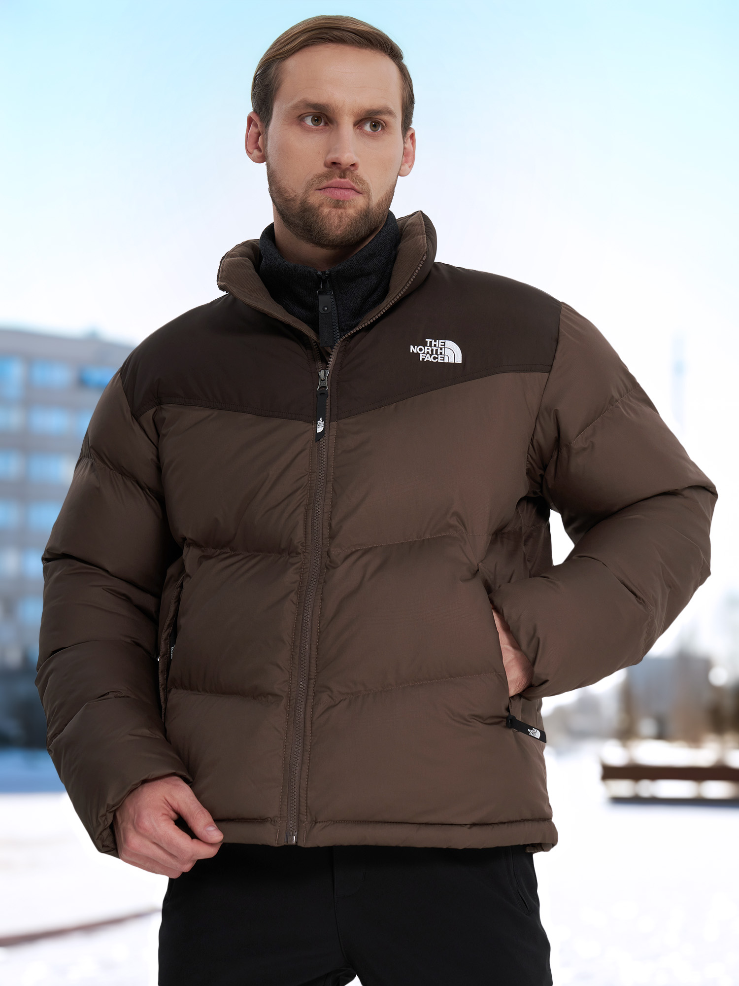 Куртка утепленная The North Face Saikuru, коричневый, арт. nf0a853i7o31t1k-.