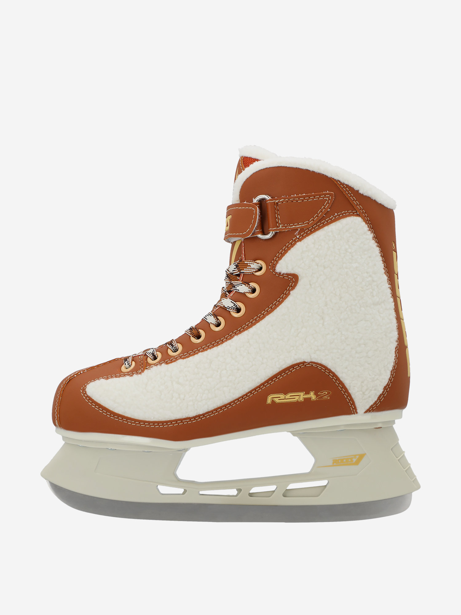 

Фитнес-коньки женские Roces RSK 2 Eco-Fur, Коричневый