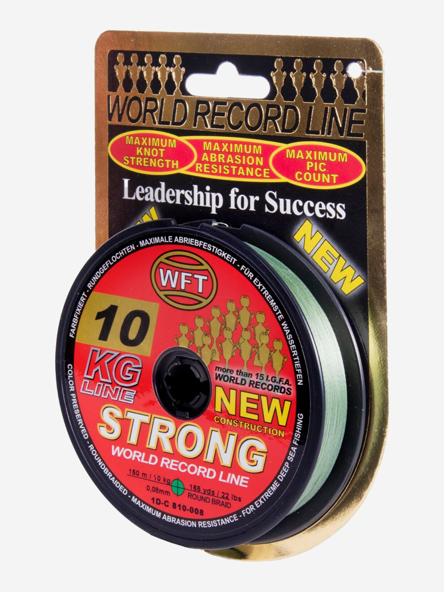 

Шнур плетеный WFT KG STRONG зеленый 150/008, Мультицвет