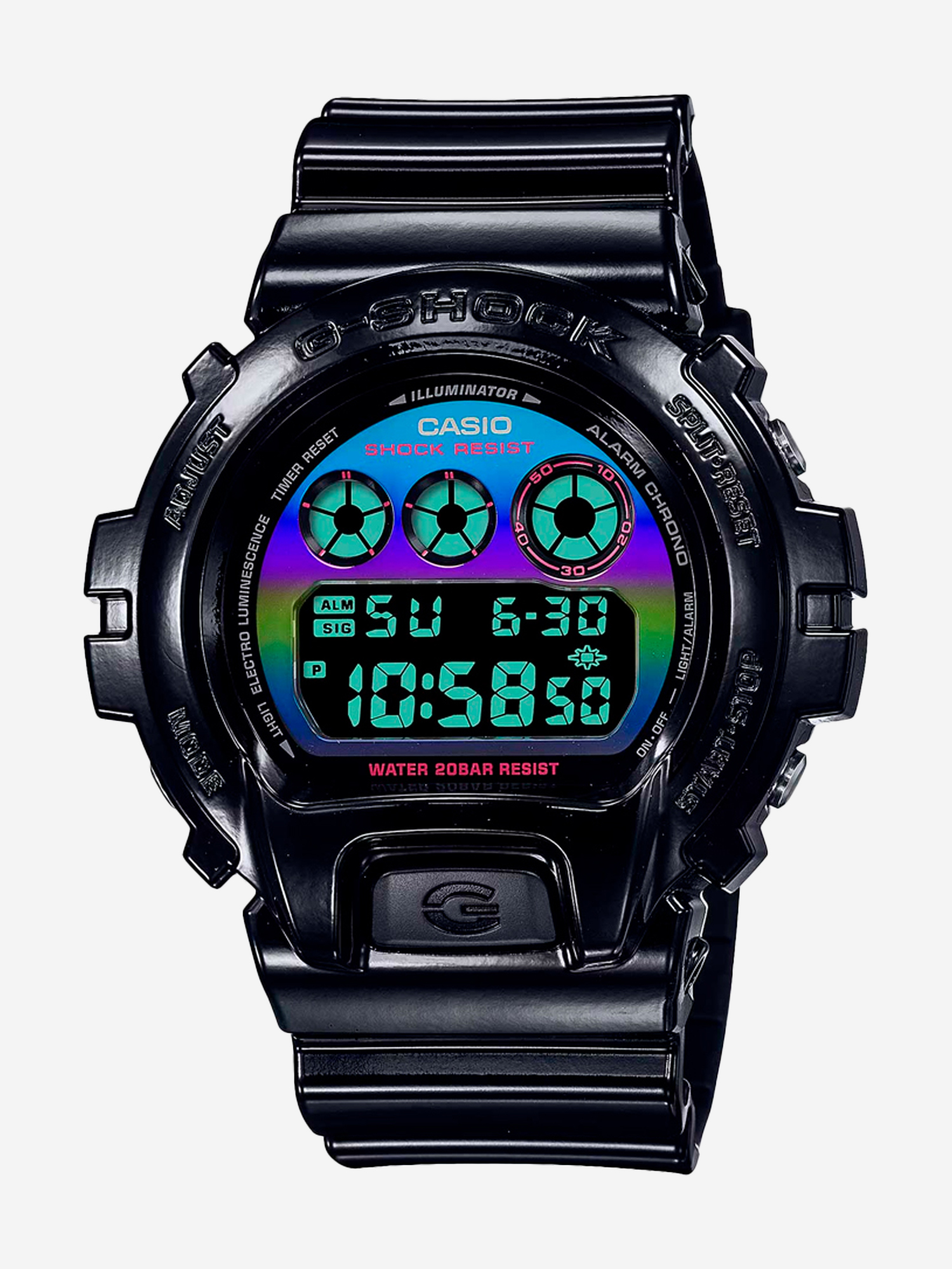 

Спортивные часы CASIO DW-6900RGB-1E, Черный