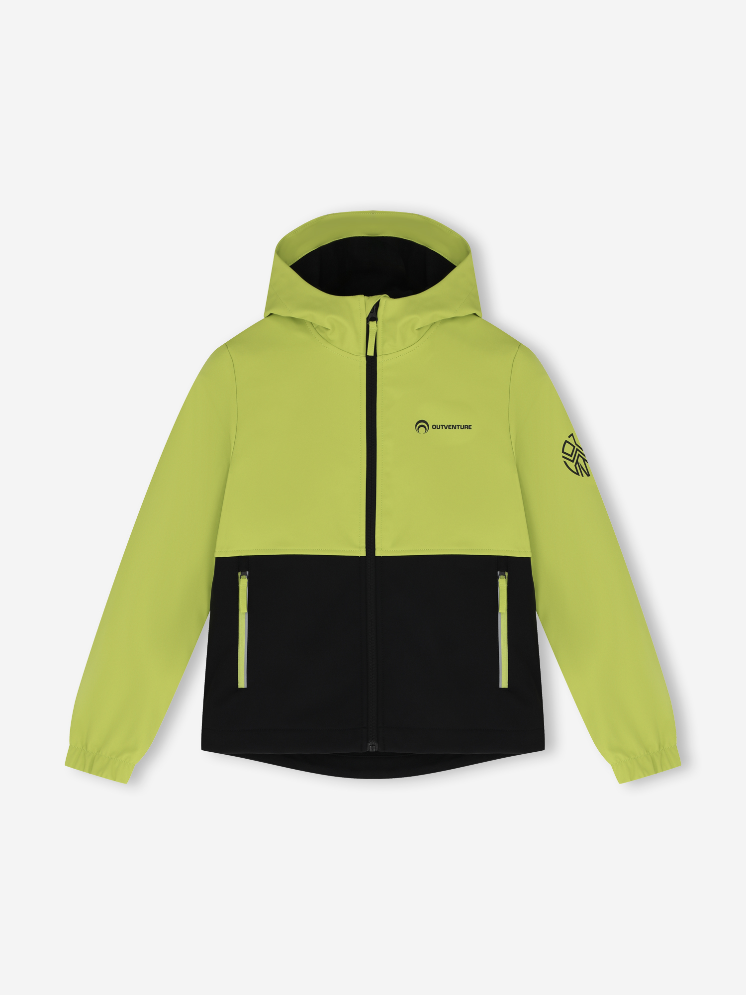 Куртка софтшелл Outventure, зеленый, арт. 142504out-ub