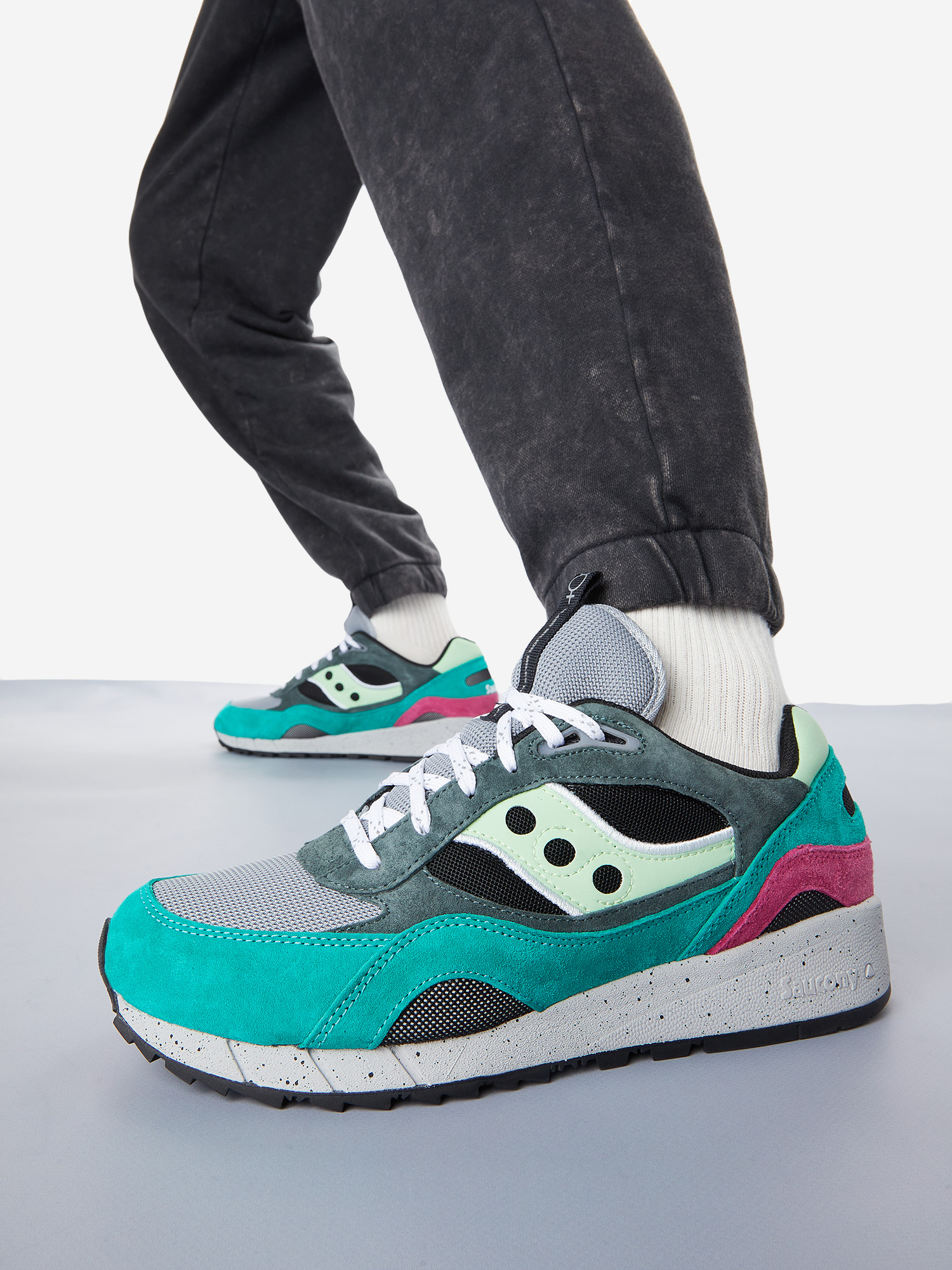 Кроссовки мужские Saucony Shadow 6000, Зеленый кроссовки мужские li ning shadow essential серый