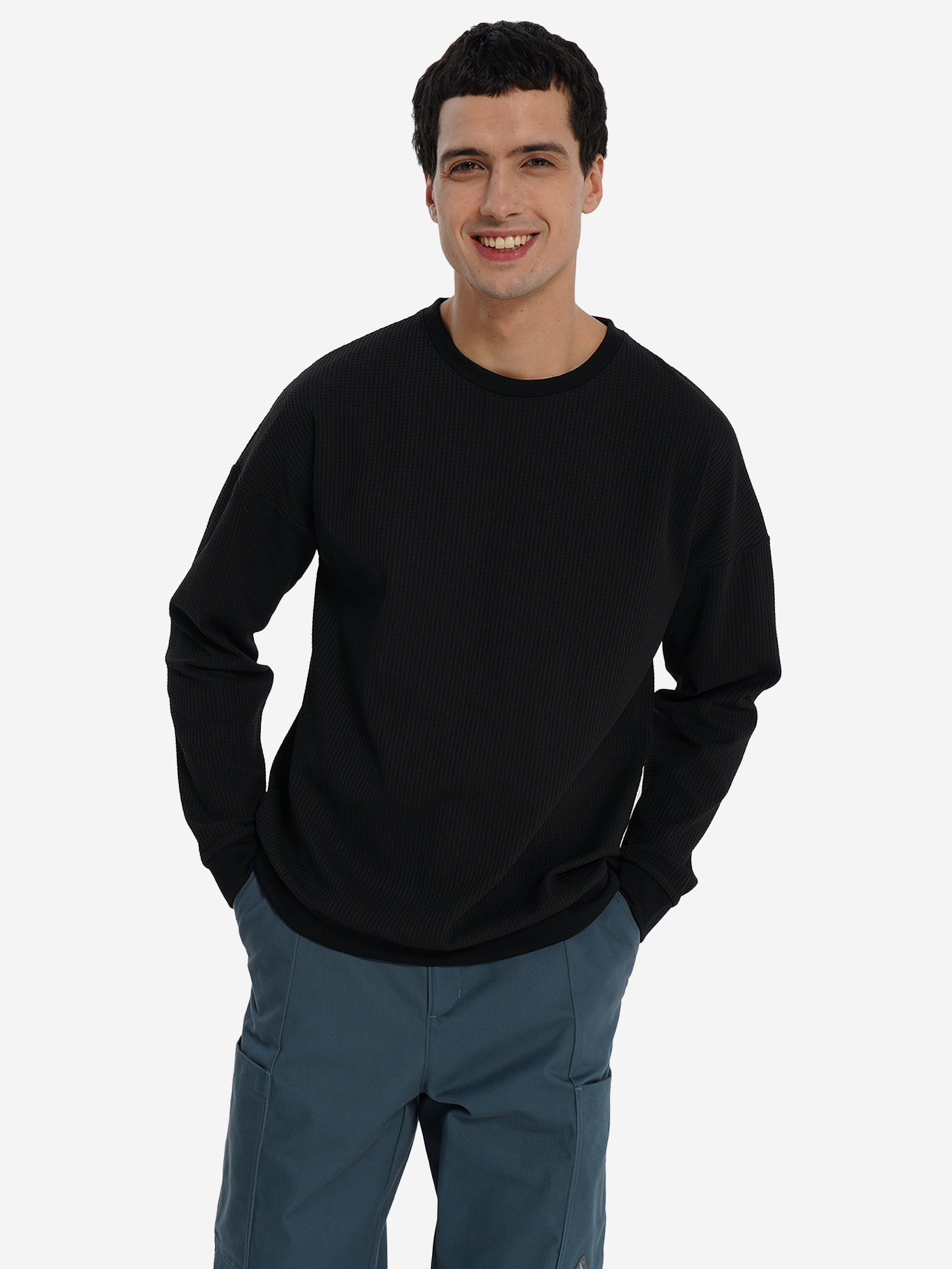 Свитшот мужской Demix, черный, арт. 140260DMX-99