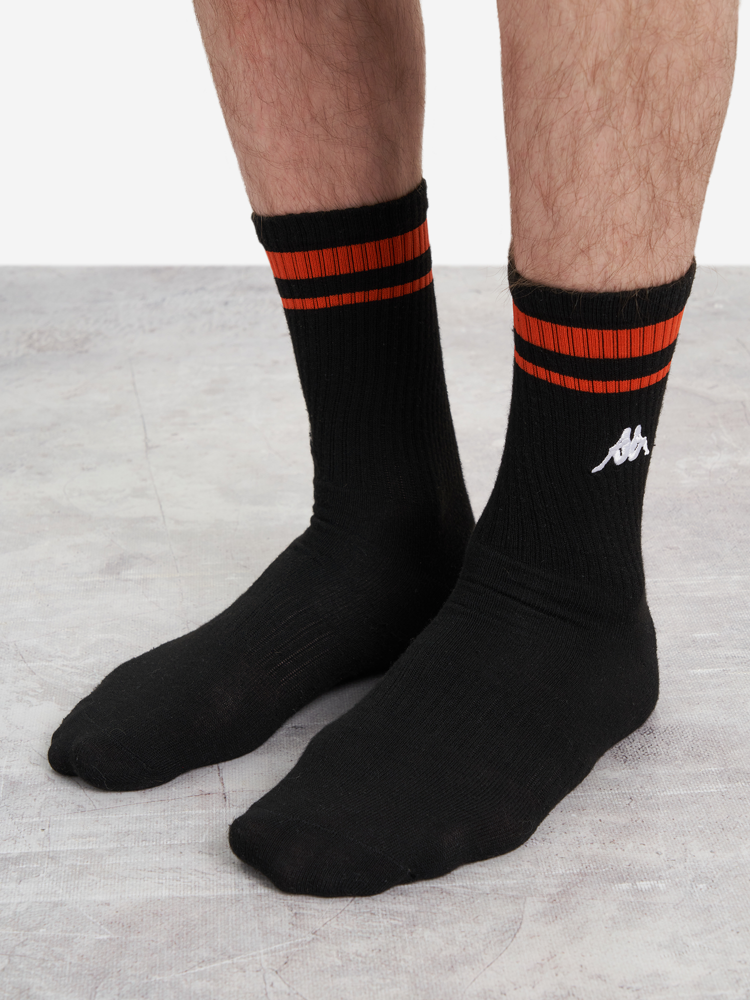 фото Носки kappa x virtus.pro, 1 пара, черный