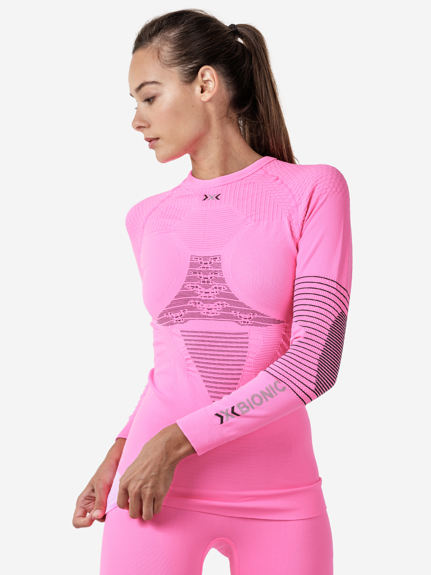 Изображение товара Женская термокофта X-BIONIC ENERGIZER 4.0 SHIRT ROUND NECK LG SL для активных женщин