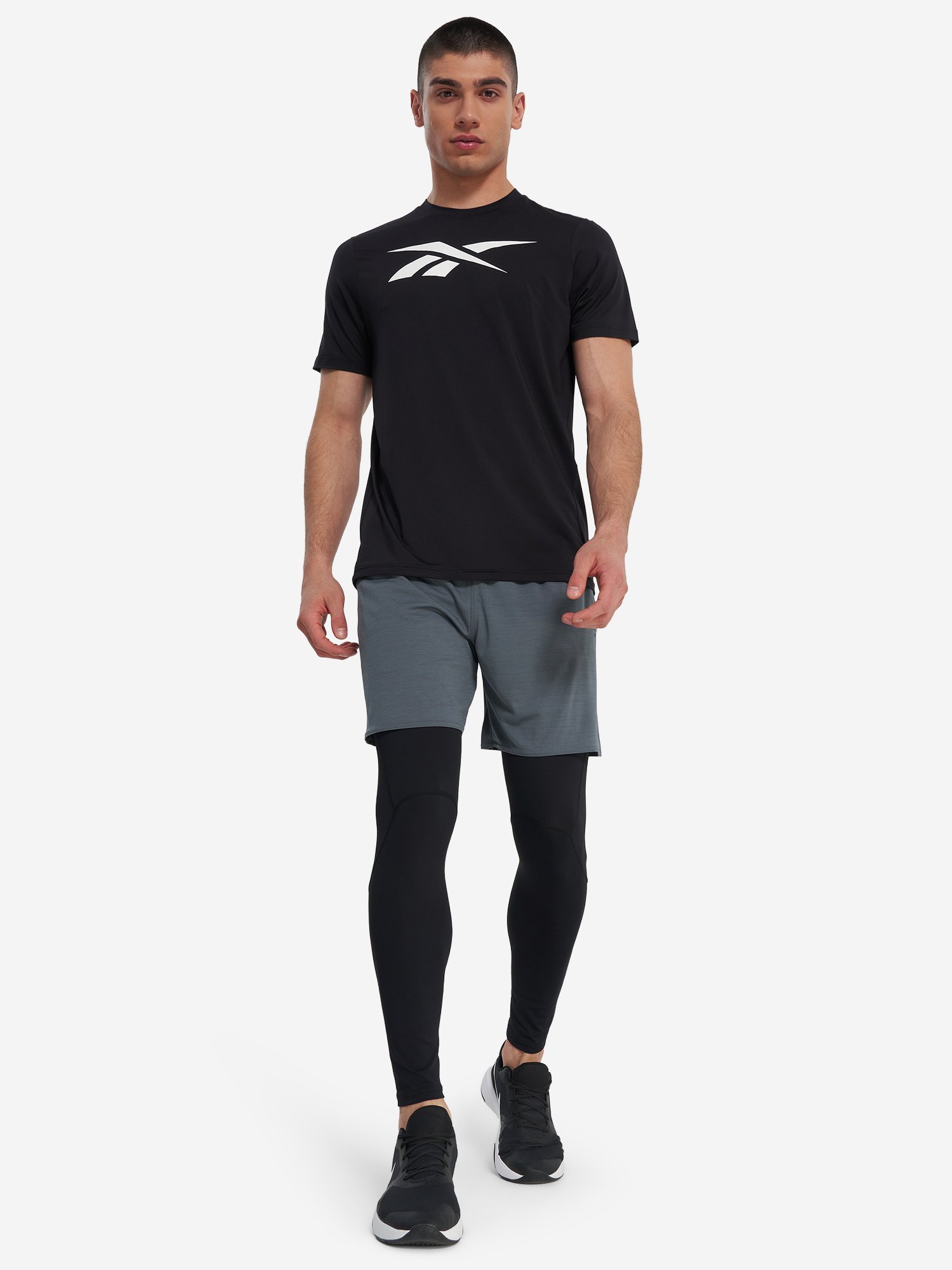 фото Футболка мужская reebok jimmy vector, черный