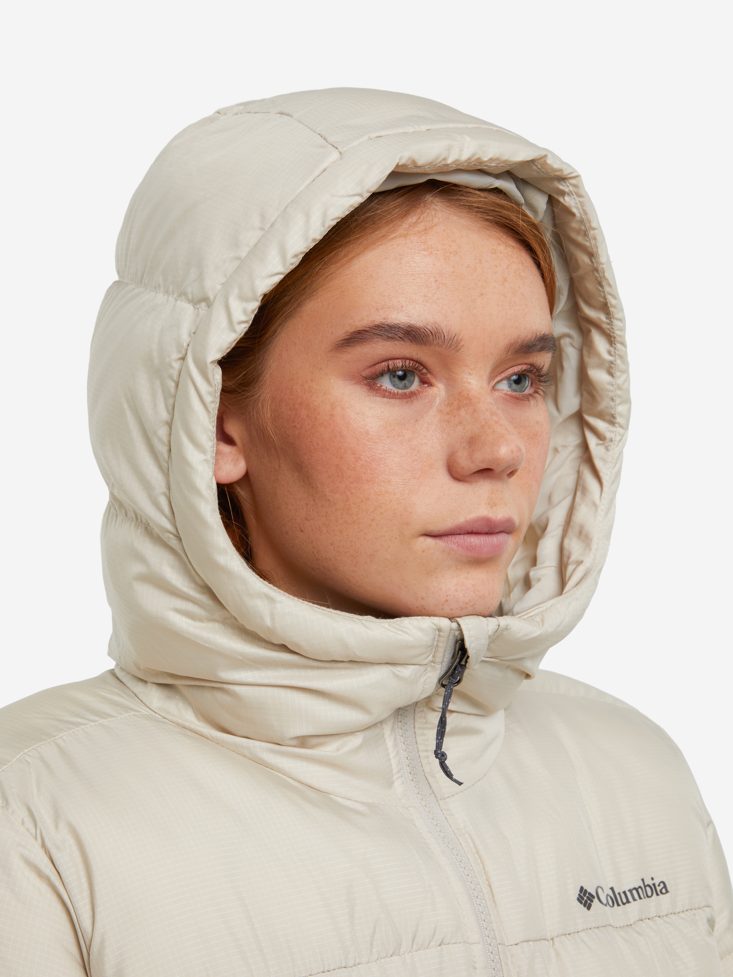 Пальто утепленное женское Columbia Puffect Long Jacket, Бежевый 2052921CLB-278, размер RUS 44 | EUR S - фото 4