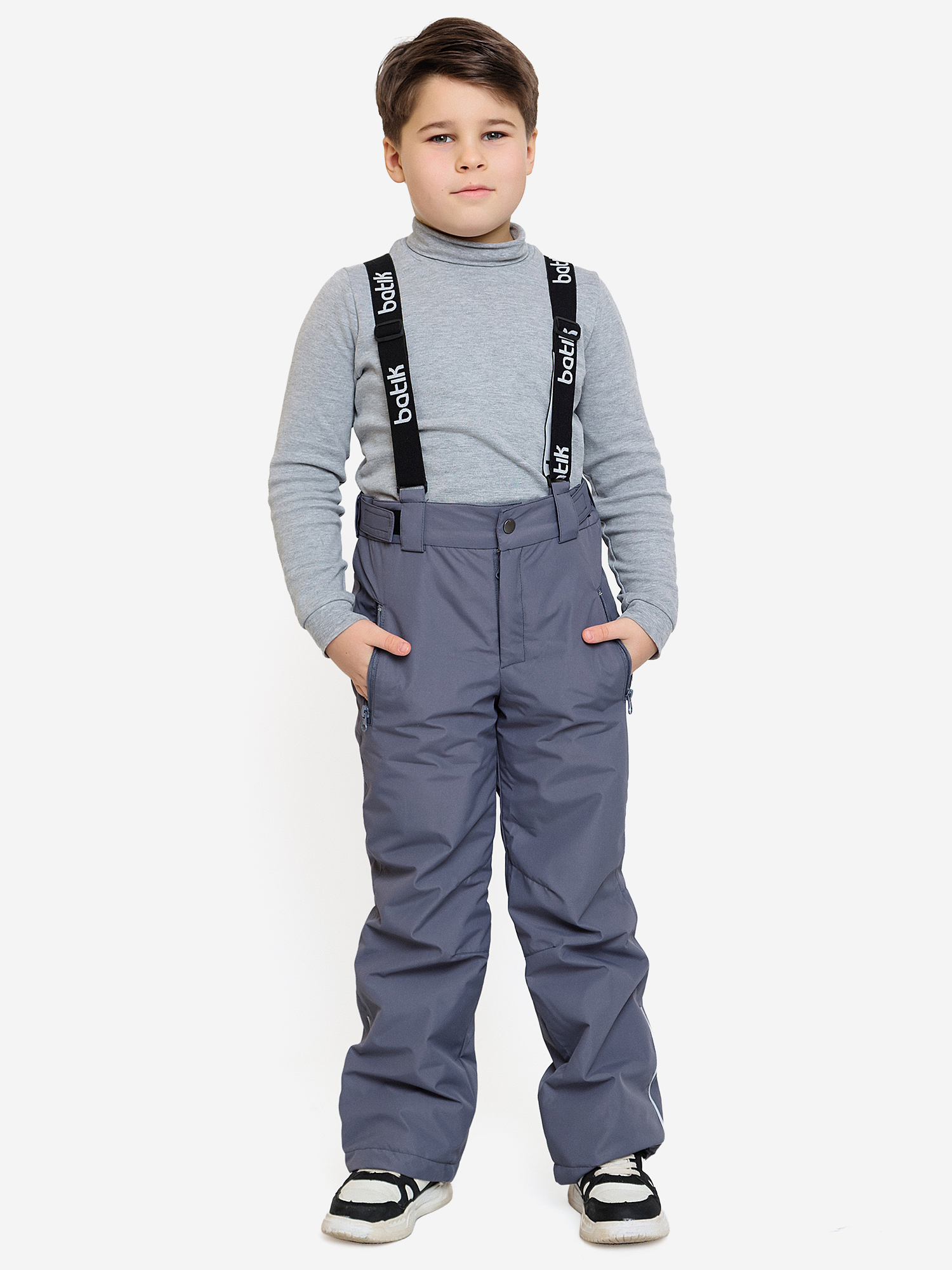 Изображение товара Брюки для мальчика batik Кай серый, Серый