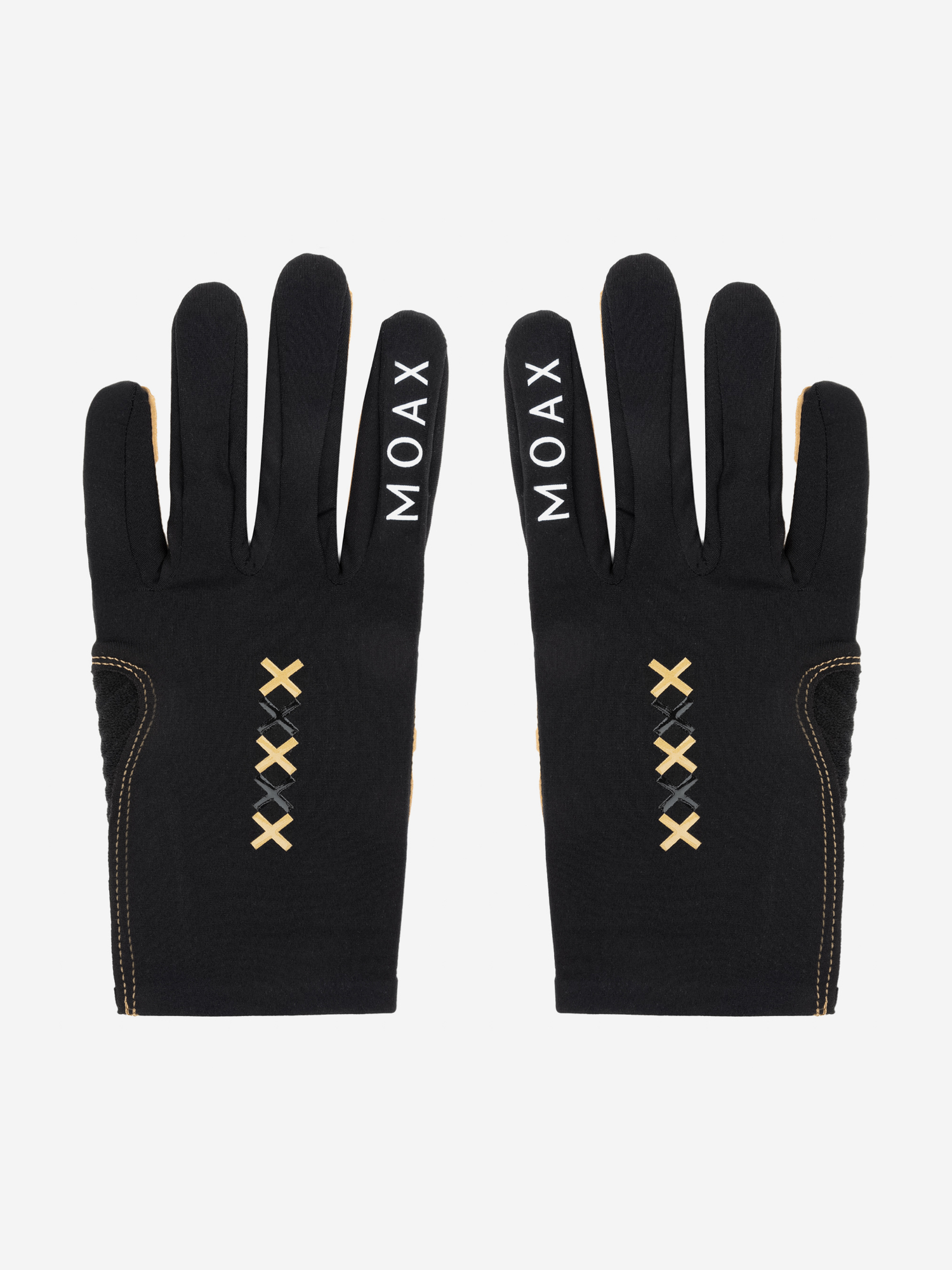 фото Перчатки moaxsport race gold, черный