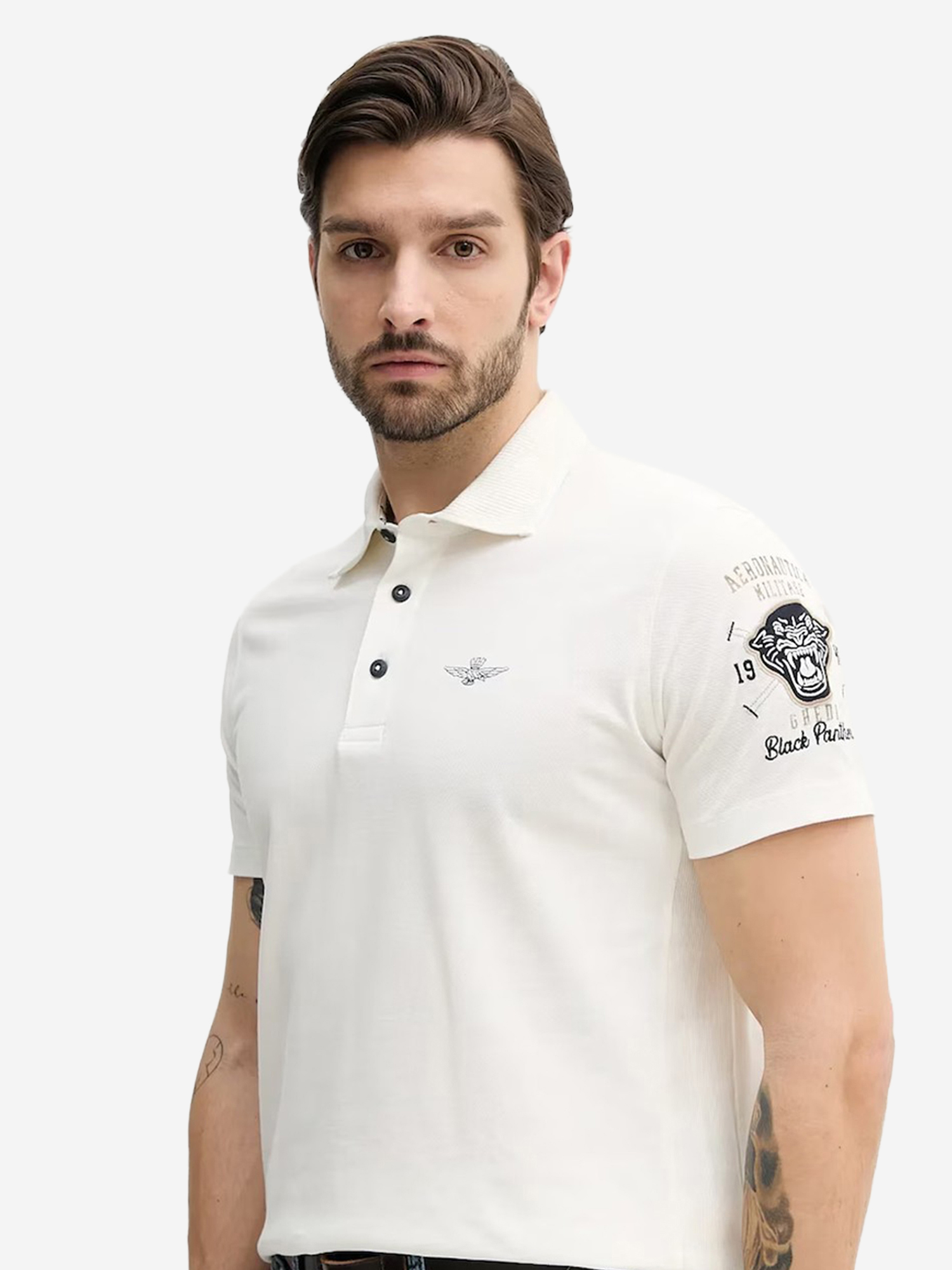 Изображение товара Рубашка-поло мужская AERONAUTICA MILITARE Black Panthers