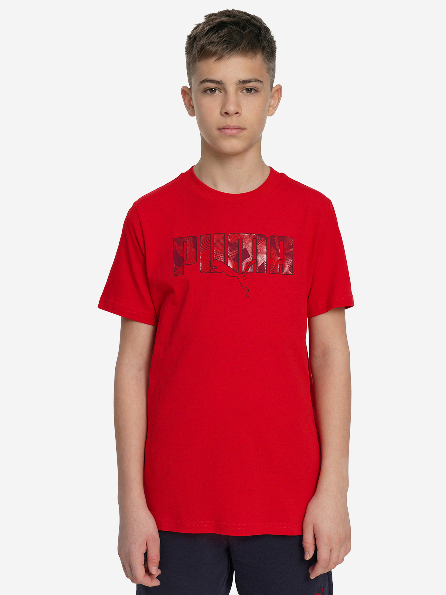Футболка для мальчиков PUMA Ess Logo Lab Story 2, Красный 2