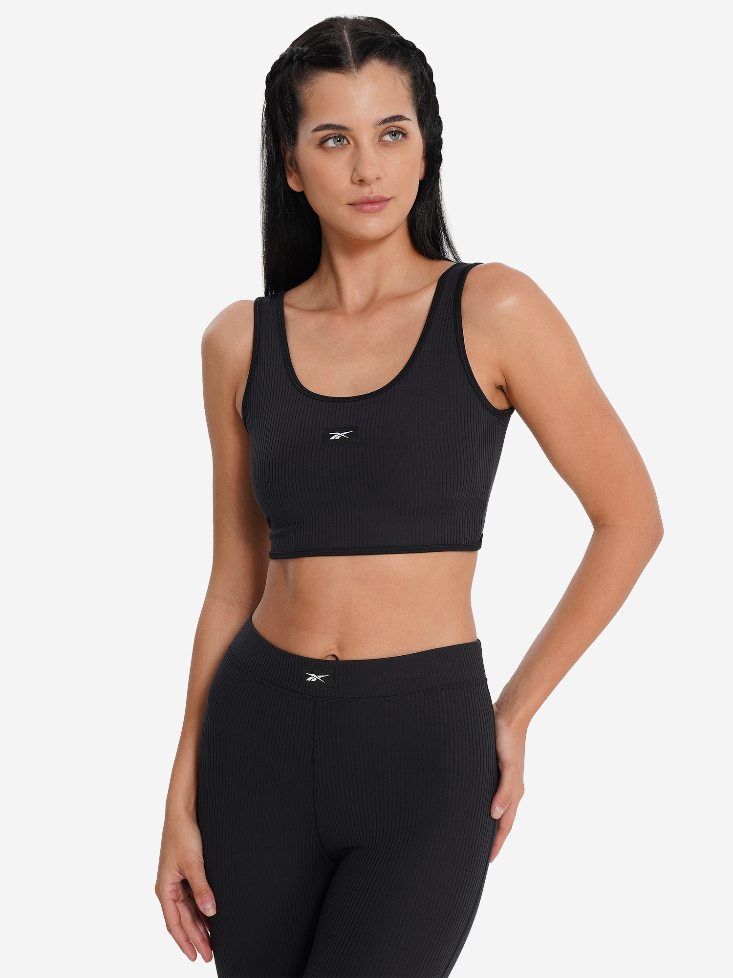 

Топ бра спортивный Reebok Rib Multi-Way, Черный