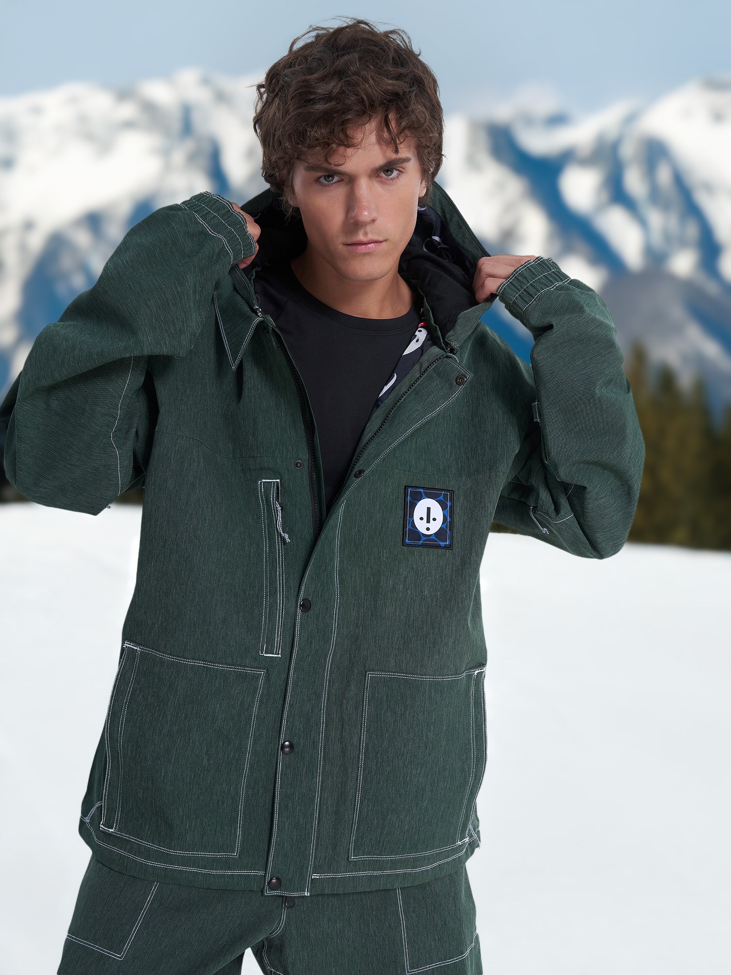 

Куртка сноубордическая мужская 686 Dojo, Зеленый