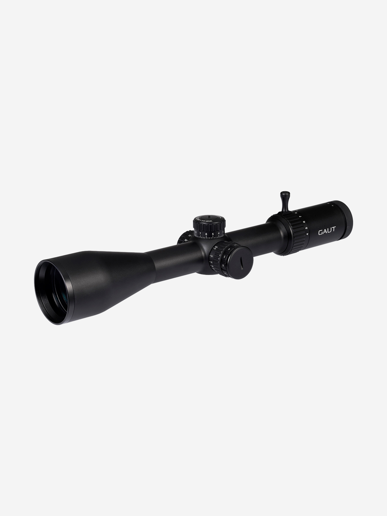 

Прицел Gaut Nephrite 4-16x50, SF-параллакс, сетка 61 (Half MD), подсветка красная, 30мм, поправки 1/4 МОА, Черный