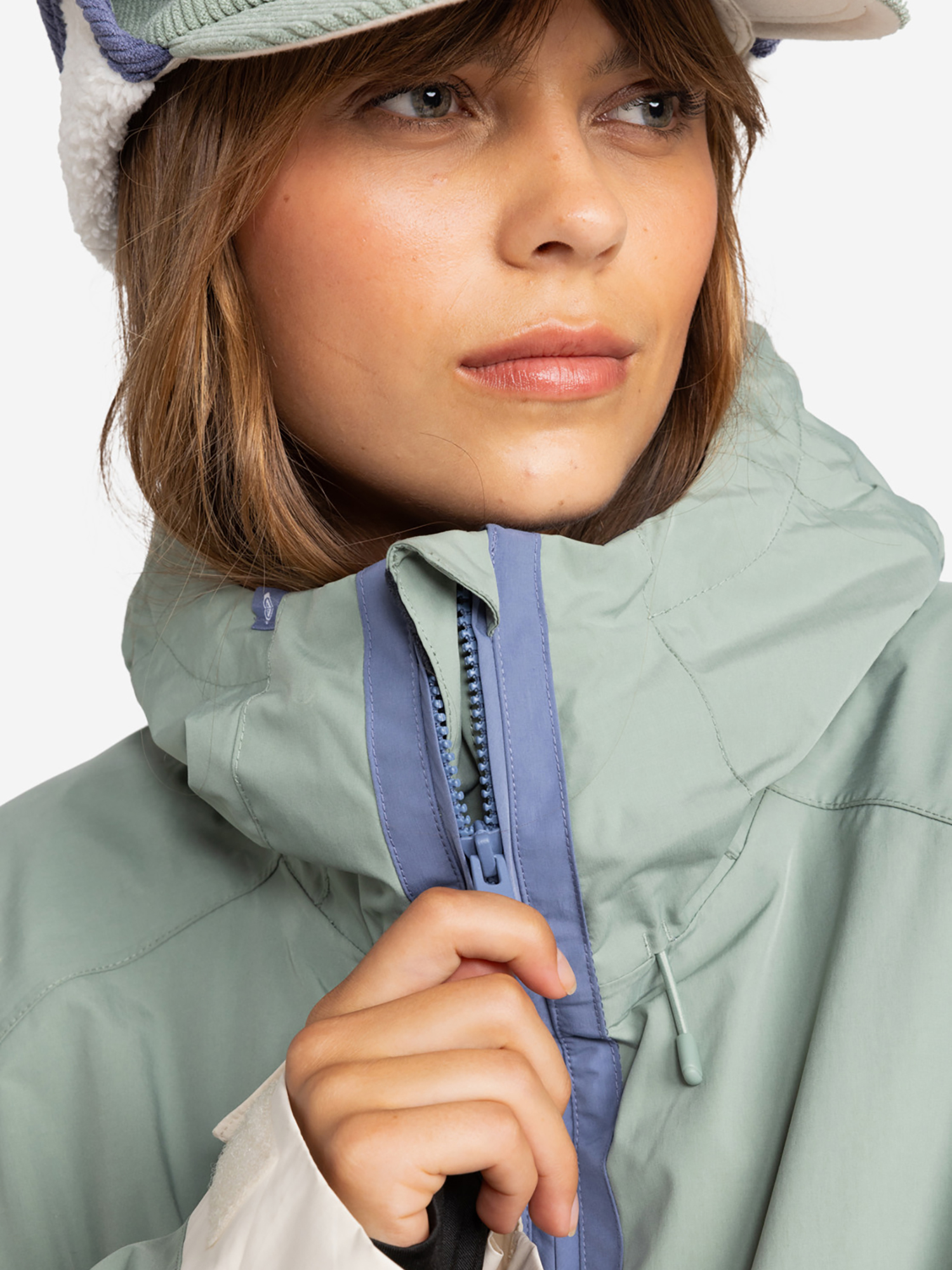 фото Анорак женский roxy chloe kim, зеленый