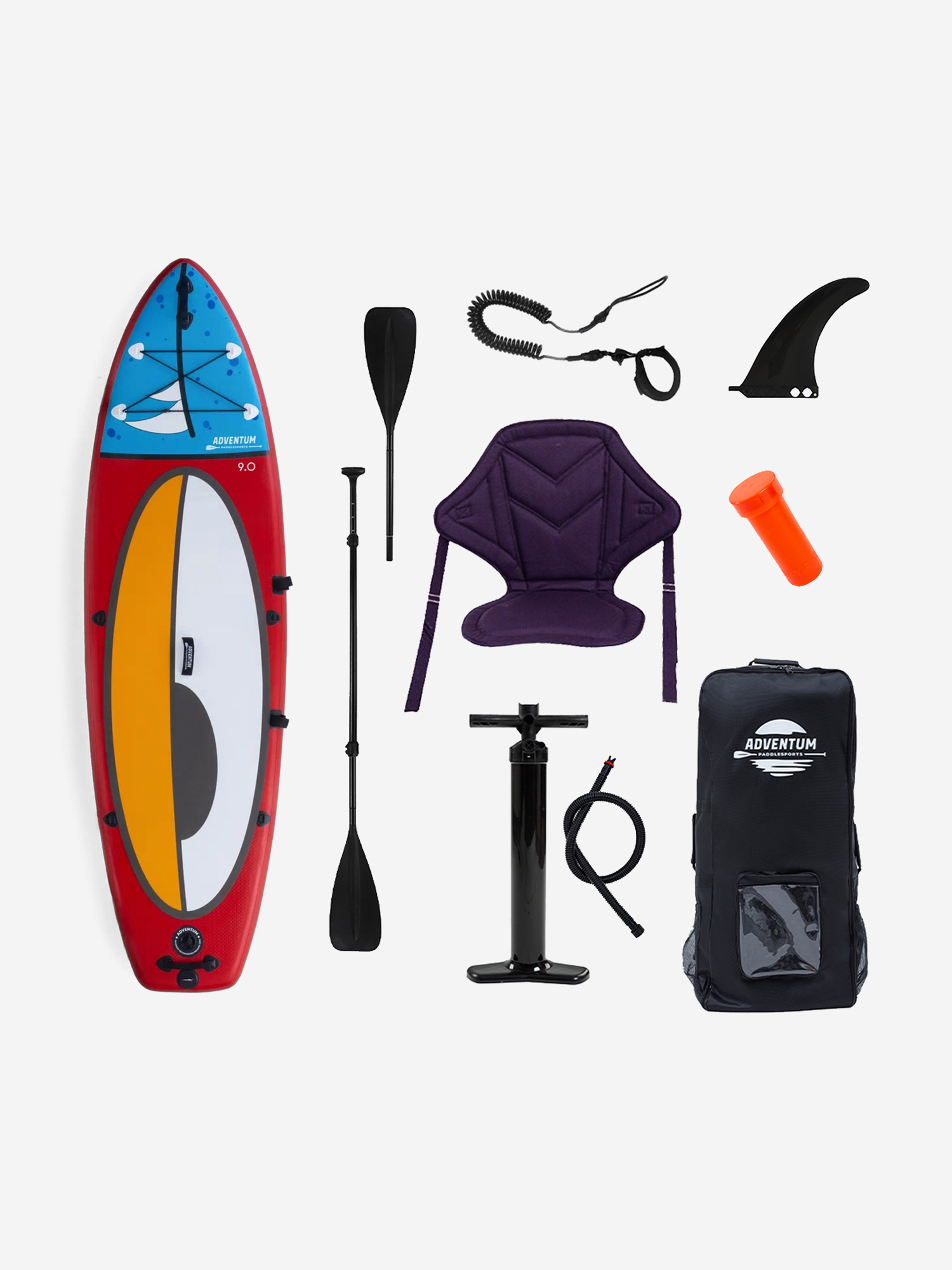 

SUP доска надувная Adventum Kids 9.0 Fisheye 2024, Оранжевый