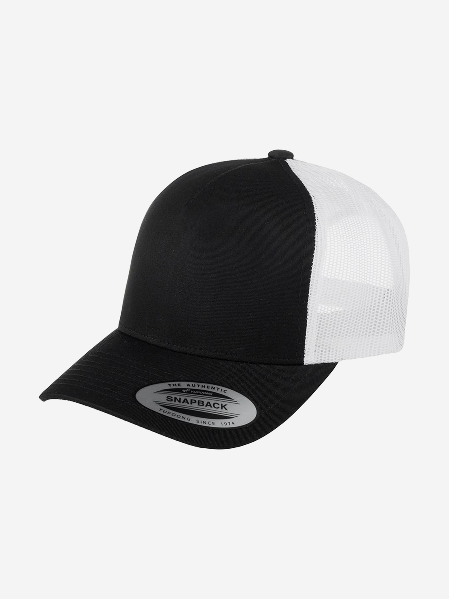 Изображение товара Бейсболка с сеточкой FLEXFIT 6506T, Черный / белый