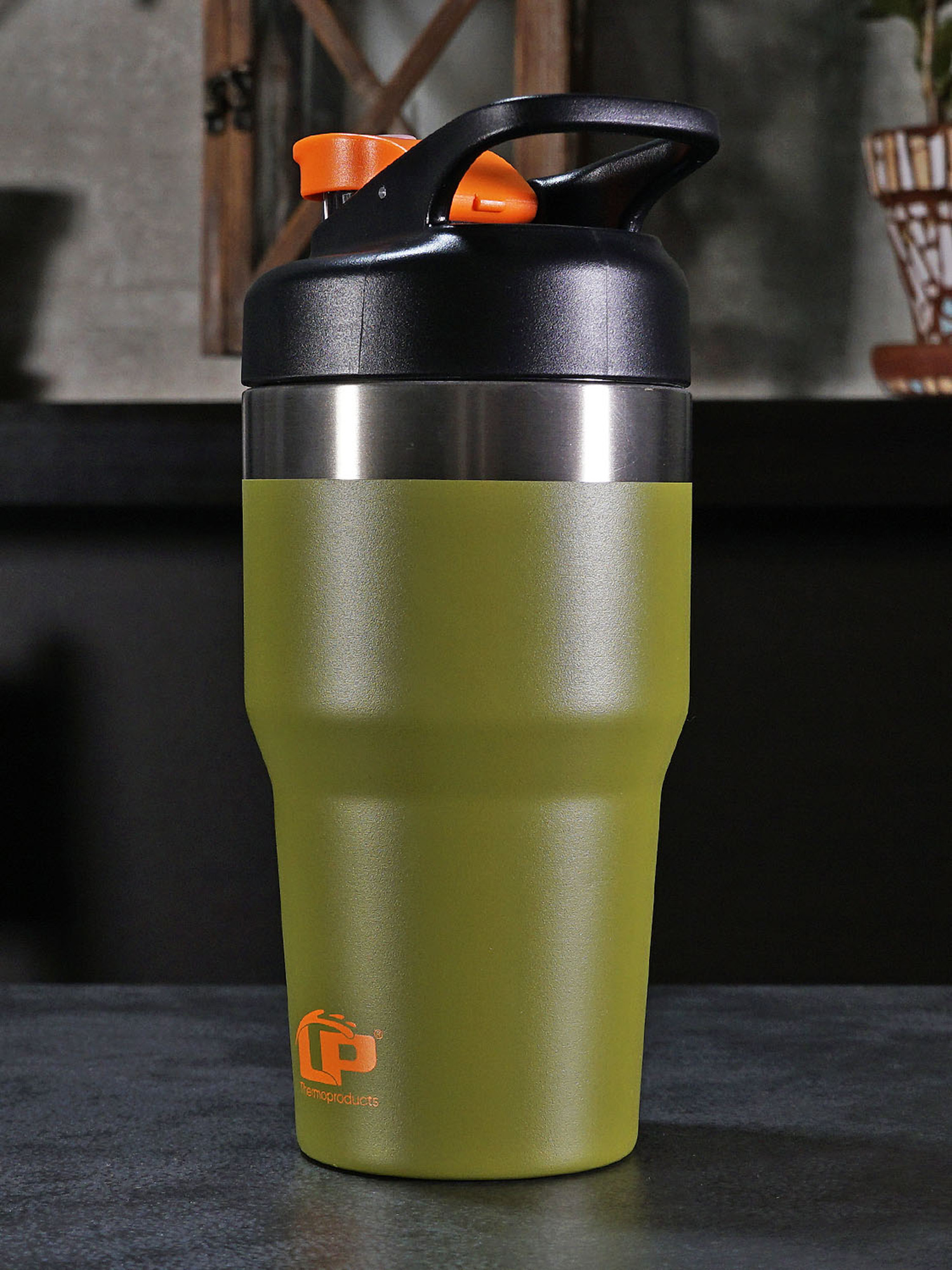 

Термокружка LP Thermoproducts Travel tumbler route .8 л, зеленая, Зеленый