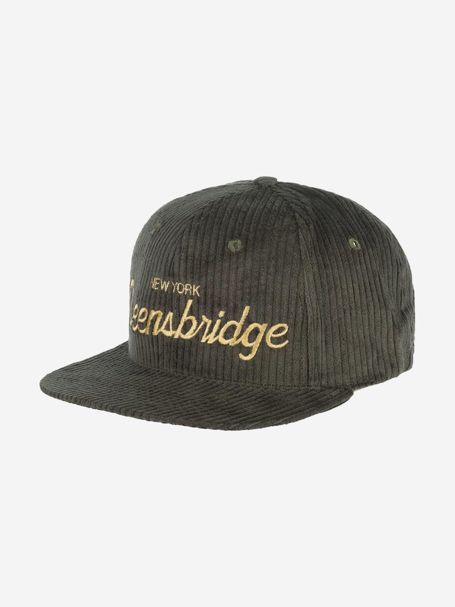 

Бейсболка с прямым козырьком HOOD 103-SWC001-NY037-BD Queensbridge Cord (оливковый), Мультицвет