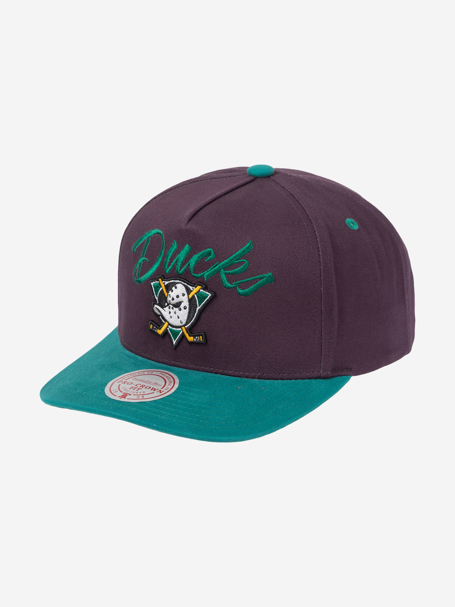 Изображение товара Бейсболка MITCHELL NESS HP9351-ADUPURP Anaheim Ducks NHL фиолетовая