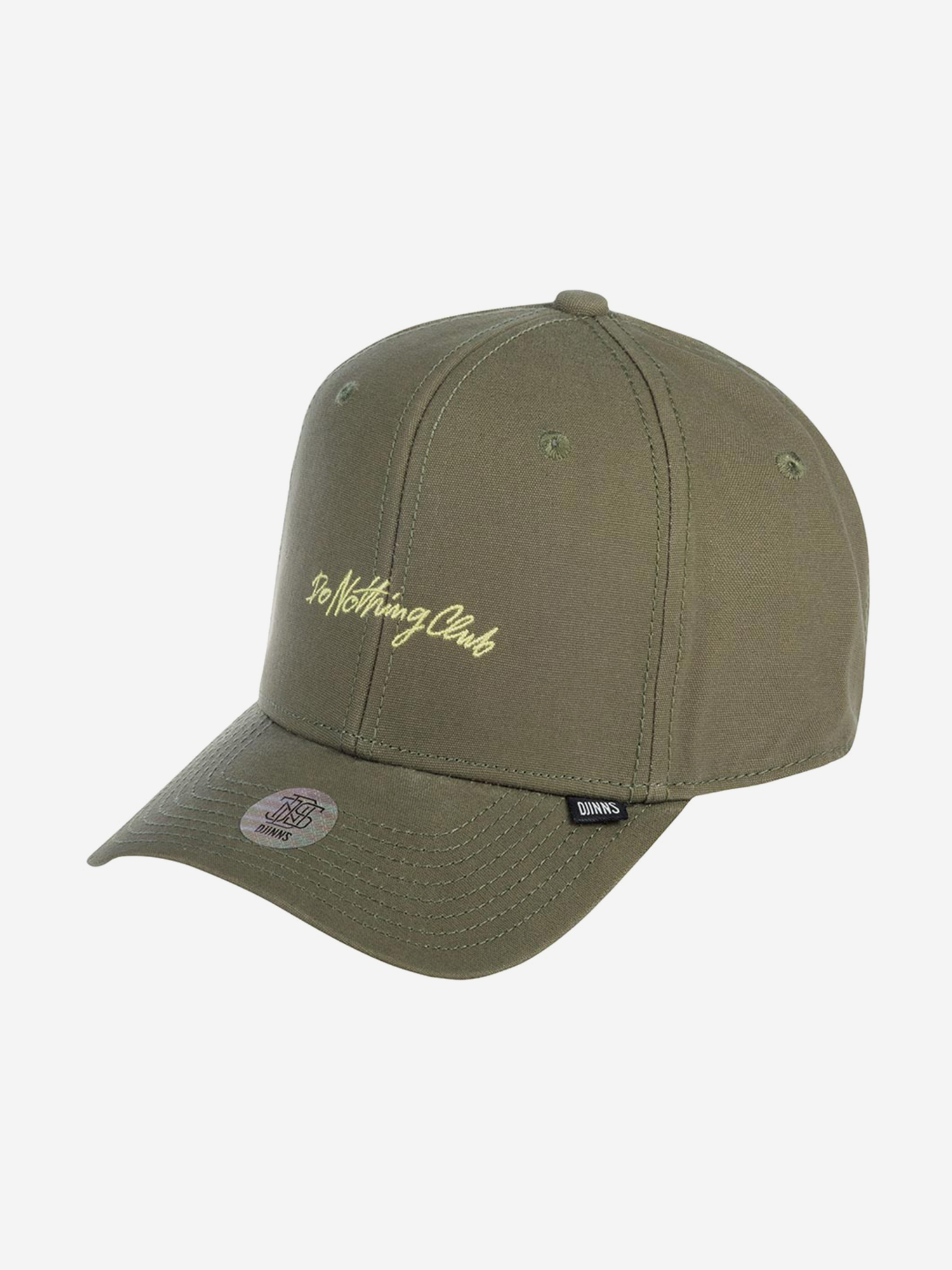 Изображение товара Бейсболка DJINNS 6P SB TrueFit DNC Sanded Canvas оливковая унисекс всесезонная