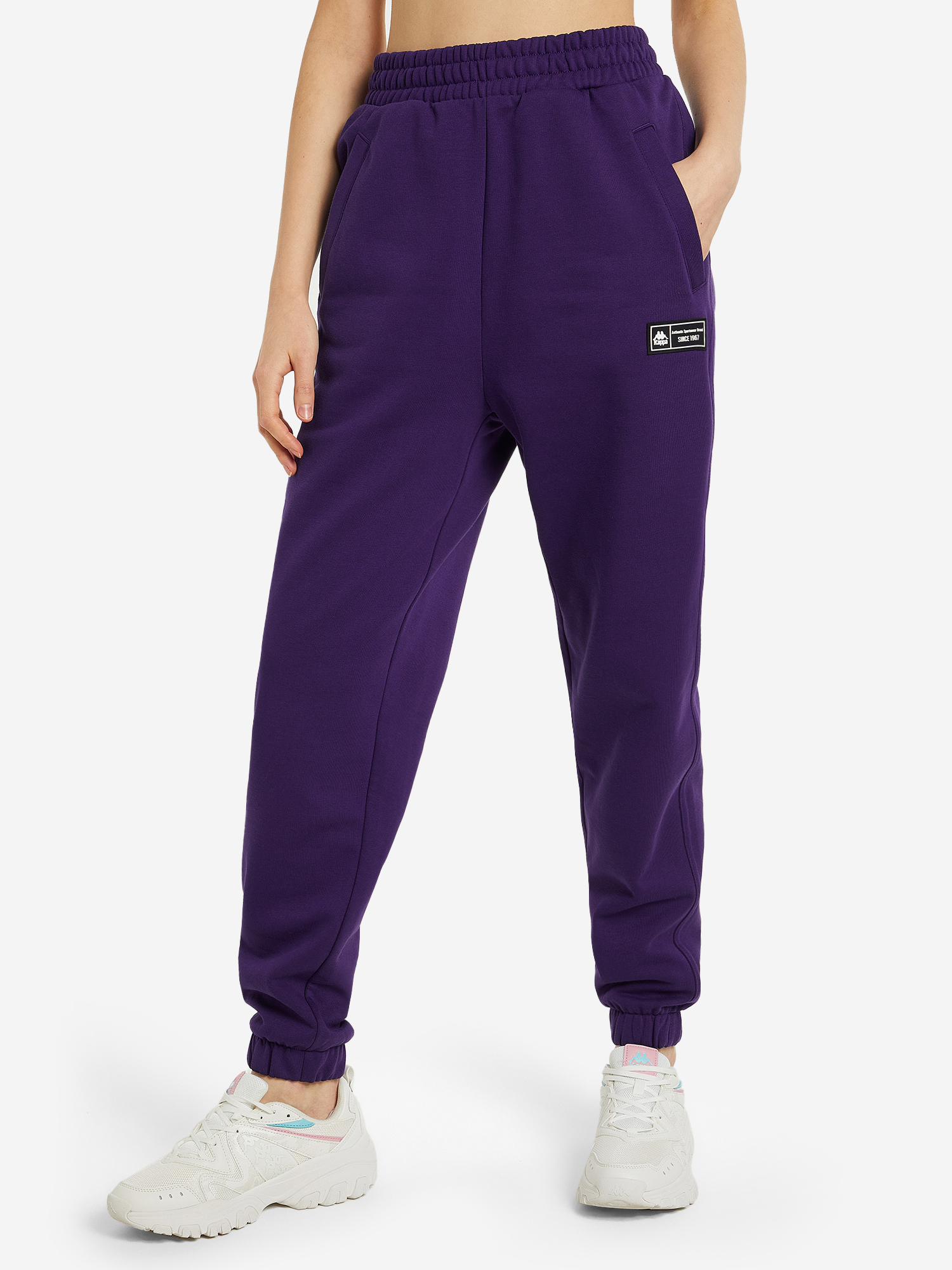 Брюки женские Kappa Authentic Flash, Фиолетовый утюг zelmer zir1515 violet 2400 вт керамическая подошва 30 г мин 240 мл фиолетовый