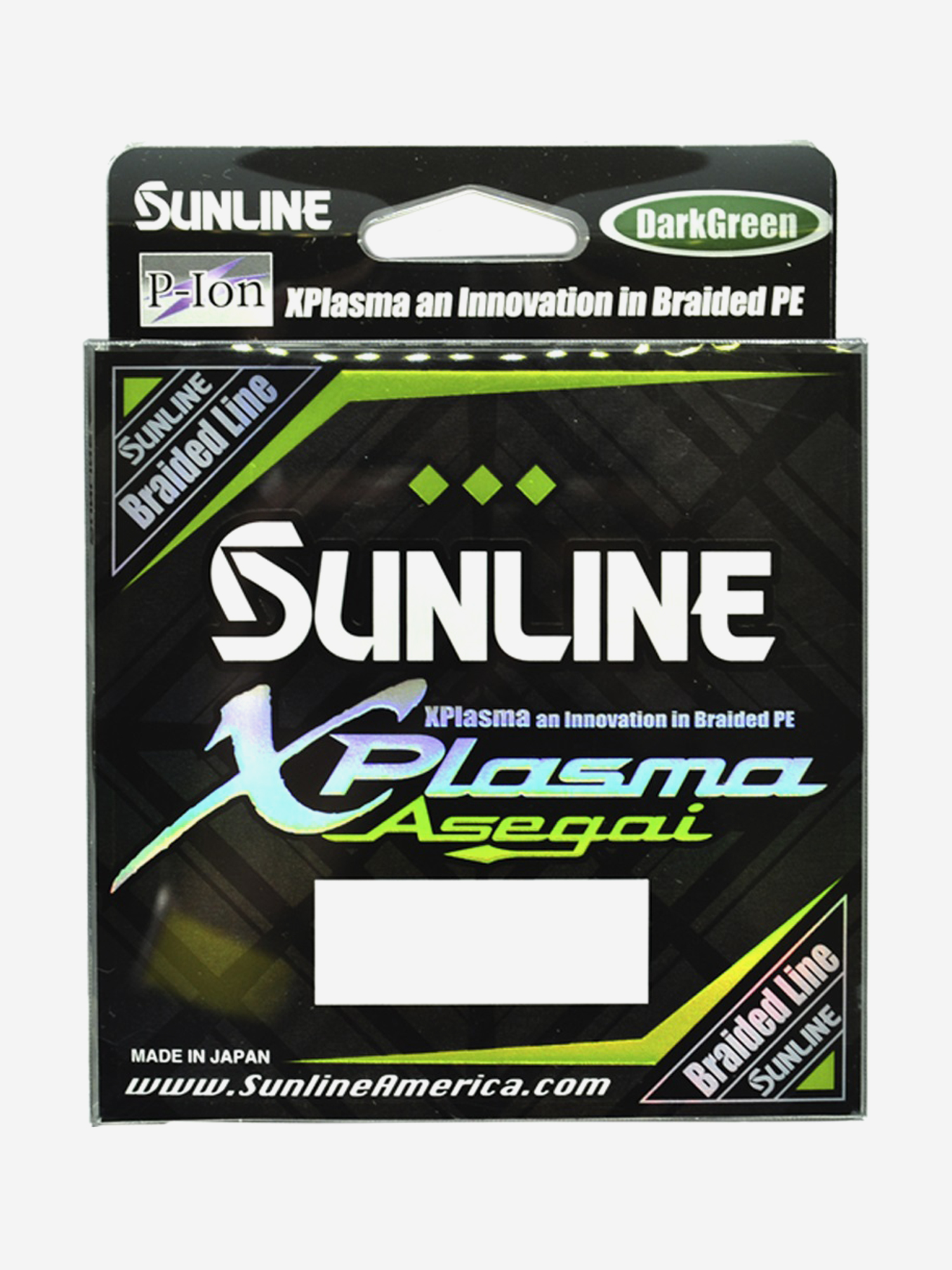 

Плетёный шнур Sunline X-Plasma 150m Dark Green, Зеленый