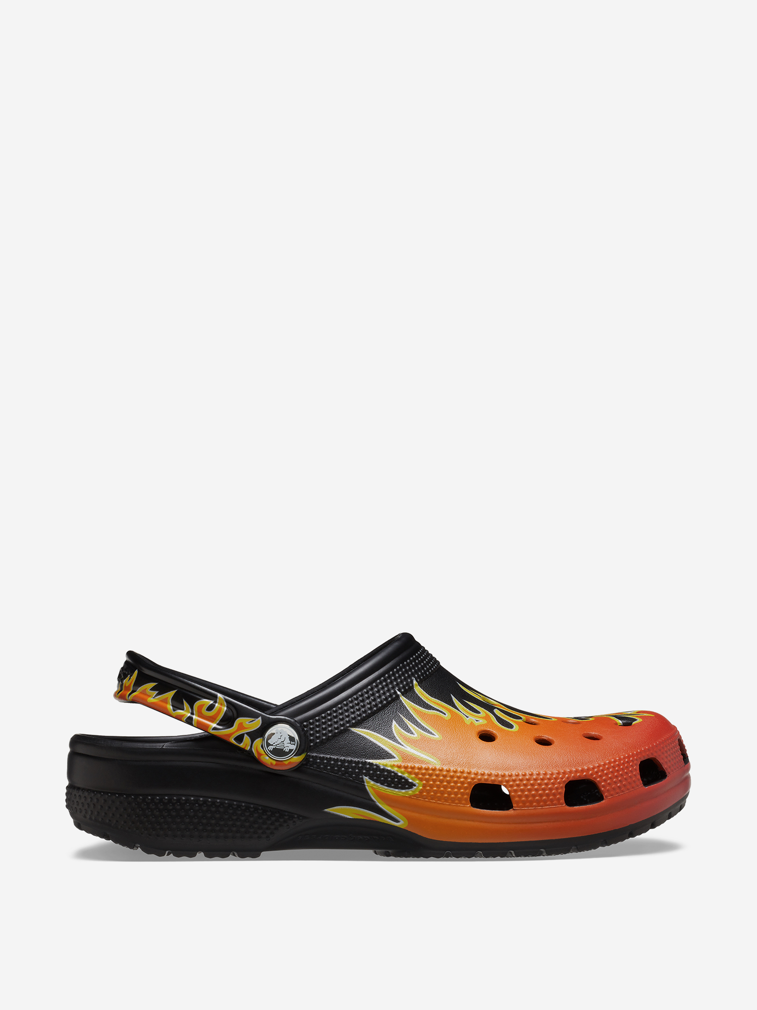 Сабо мужские Crocs Classic Flames, Черный