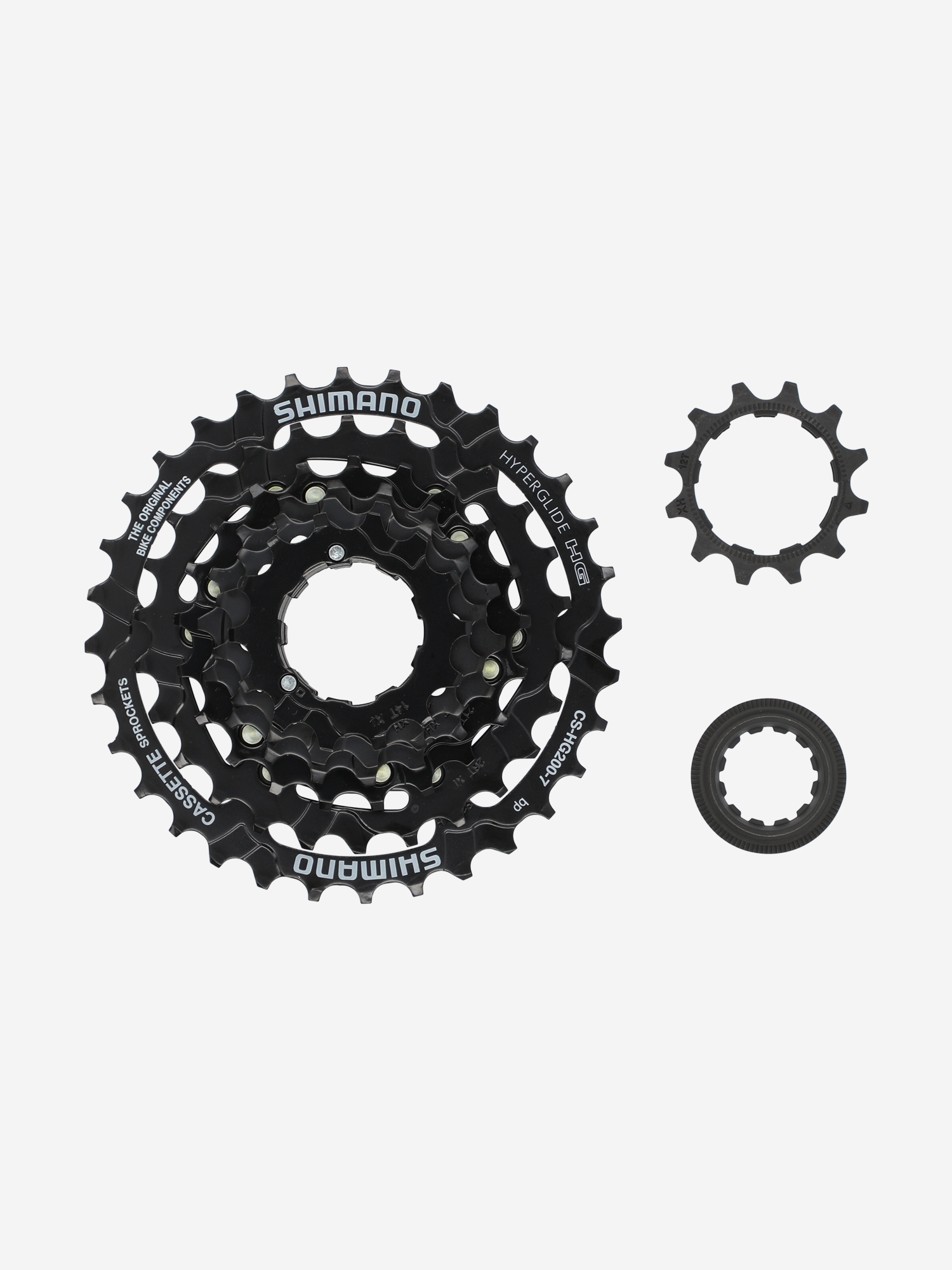 Кассета велосипедная Shimano CS-HG200-7, 7 скоростей, Черный