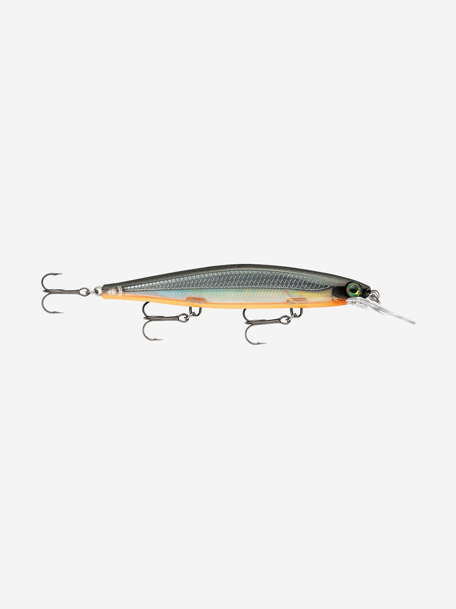 

Воблер для рыбалки RAPALA Shadow Rap Deep 11, 11см, 13гр, цвет HLW, медленно тонущий, Серый