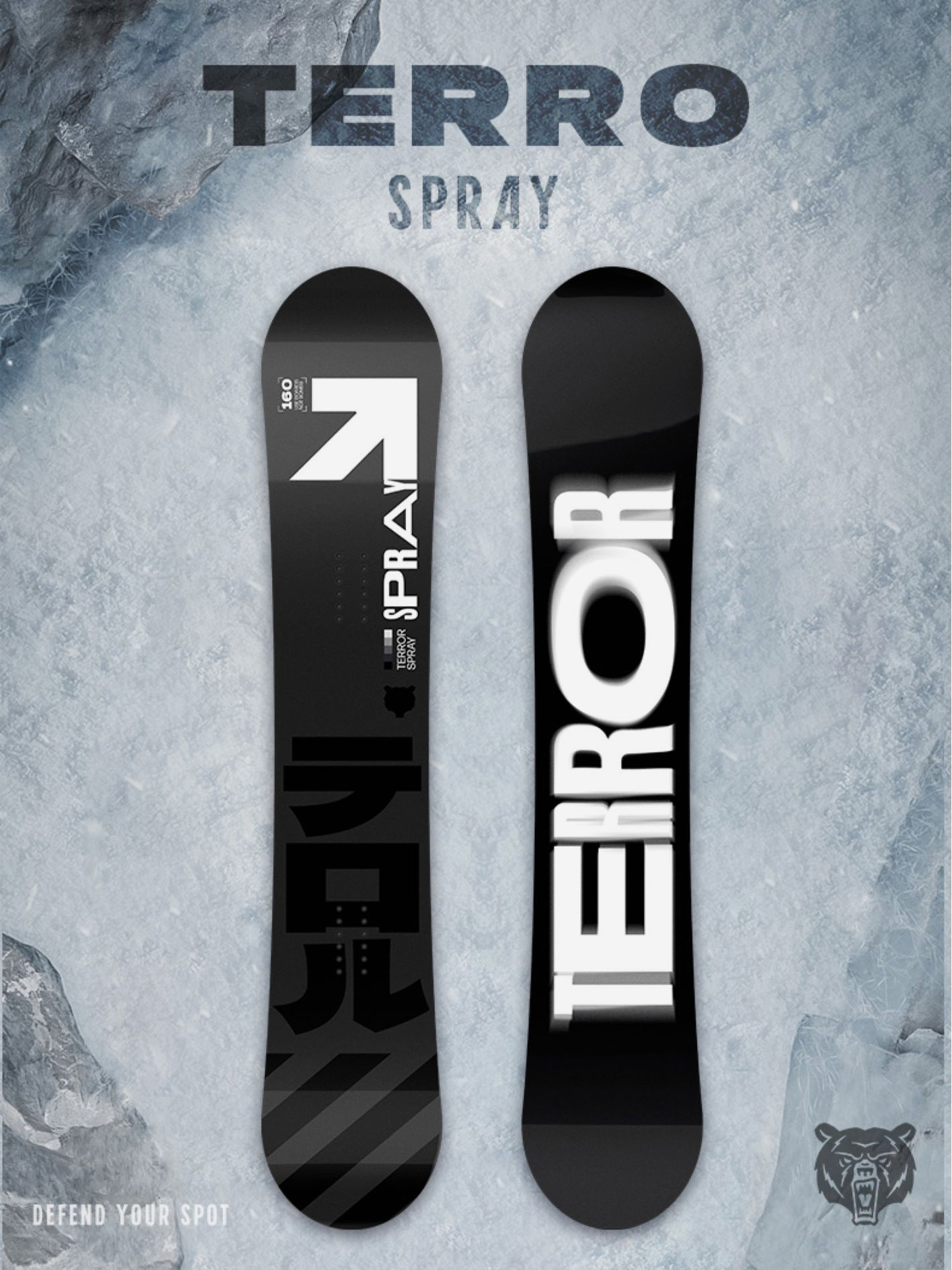 

Сноуборд TERROR - SPRAY 23/24, Черный