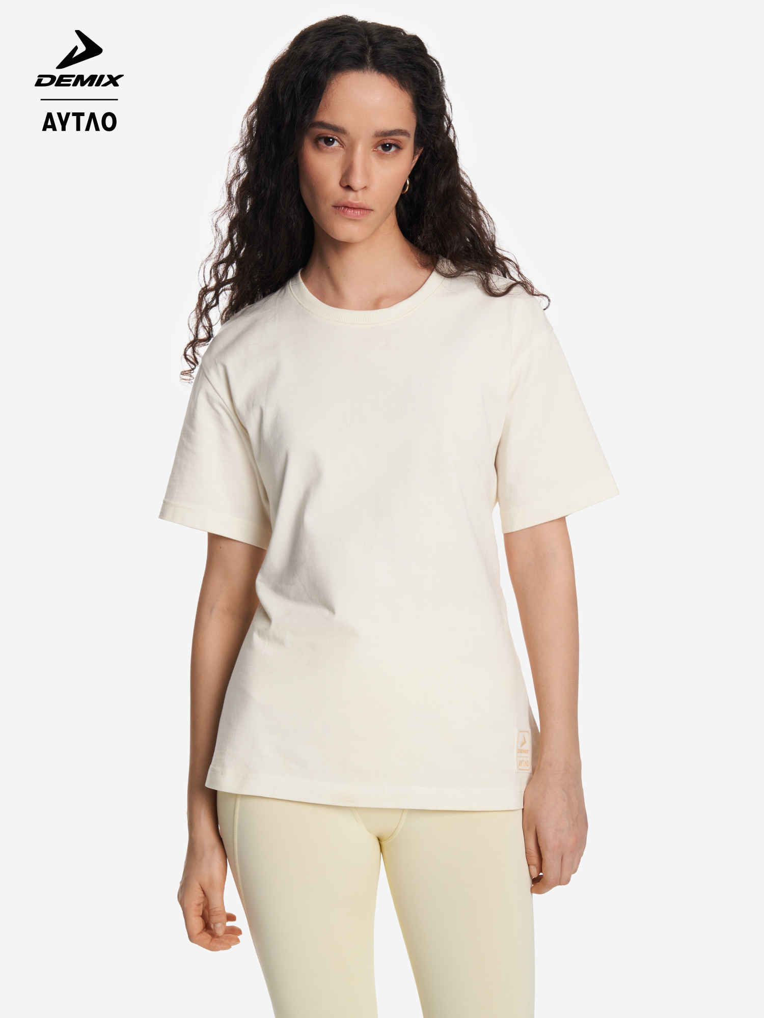 Футболка оверсайз Demix x AYTΛO, белый, арт. 142018DMX-W1