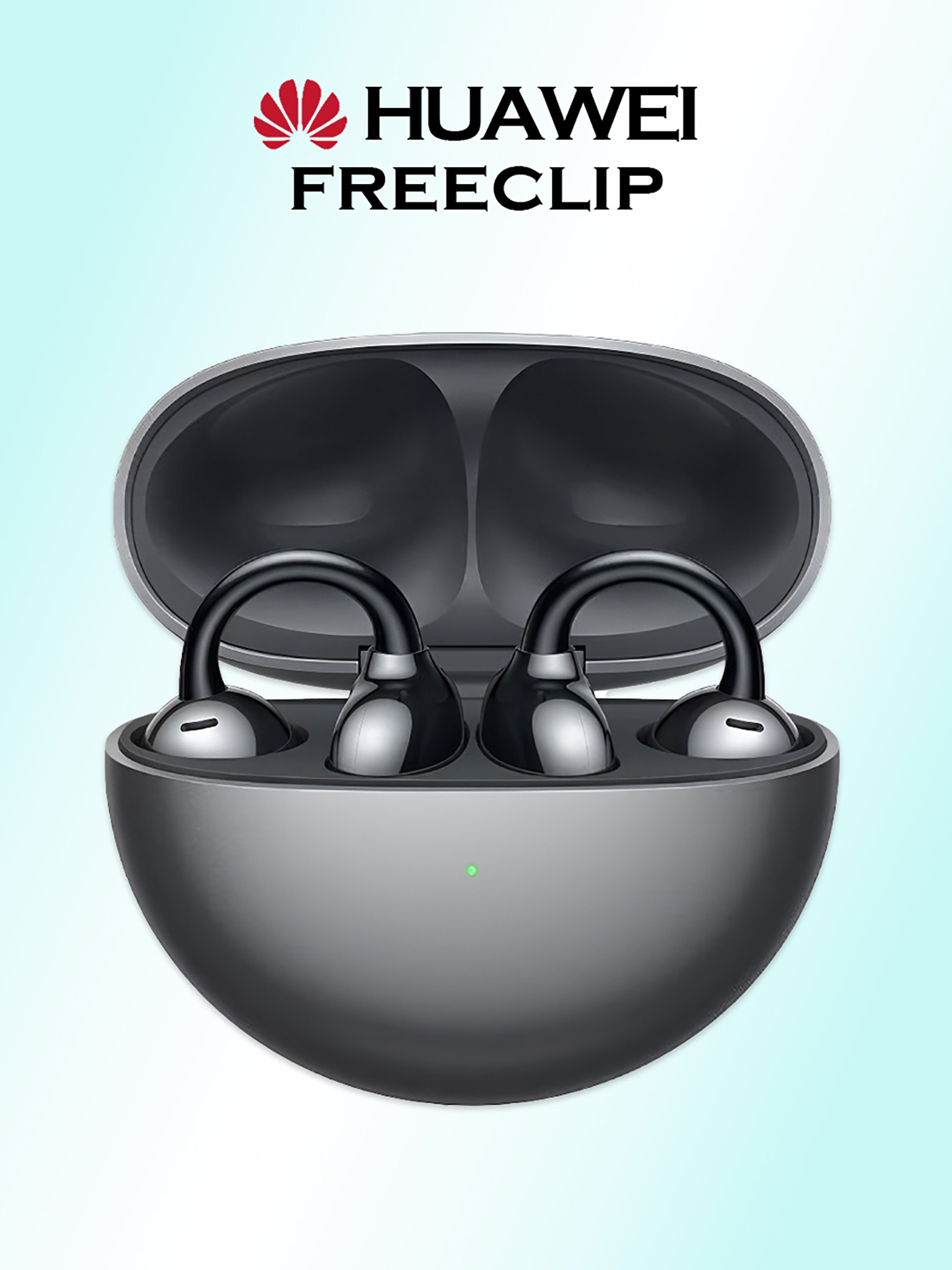 

Беспроводные наушники HUAWEI FreeClip, черные, Черный