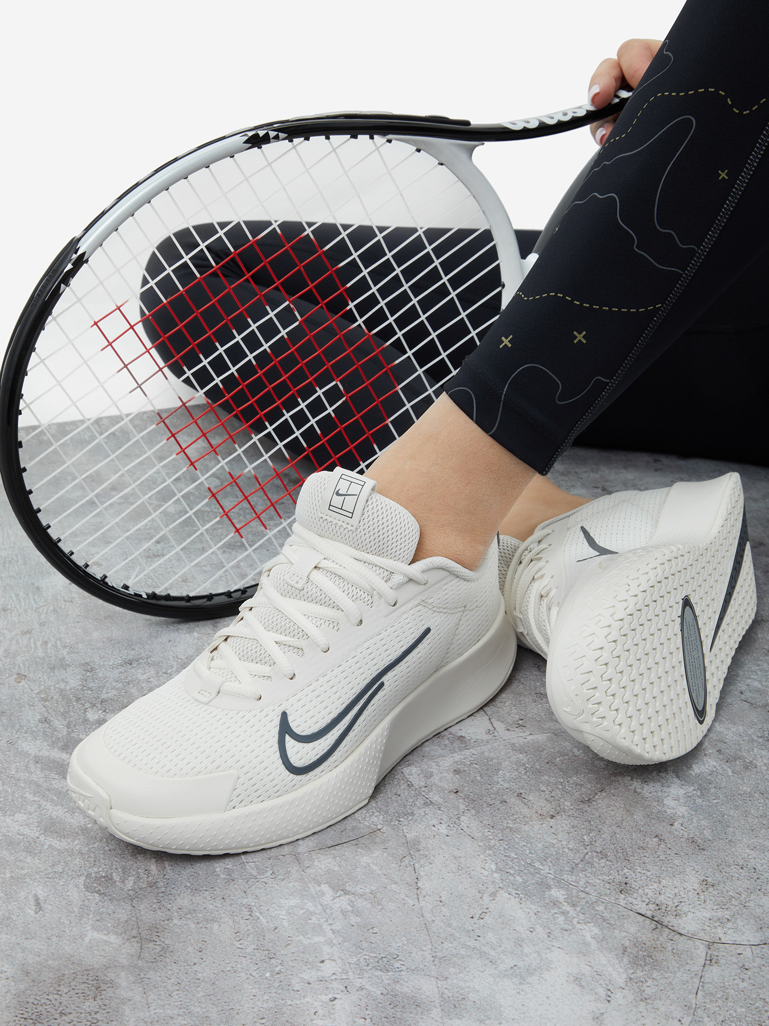 Кроссовки женские Nike Court Vapor Lite 2, Серый DV2019N06-003, размер 35 - фото 2