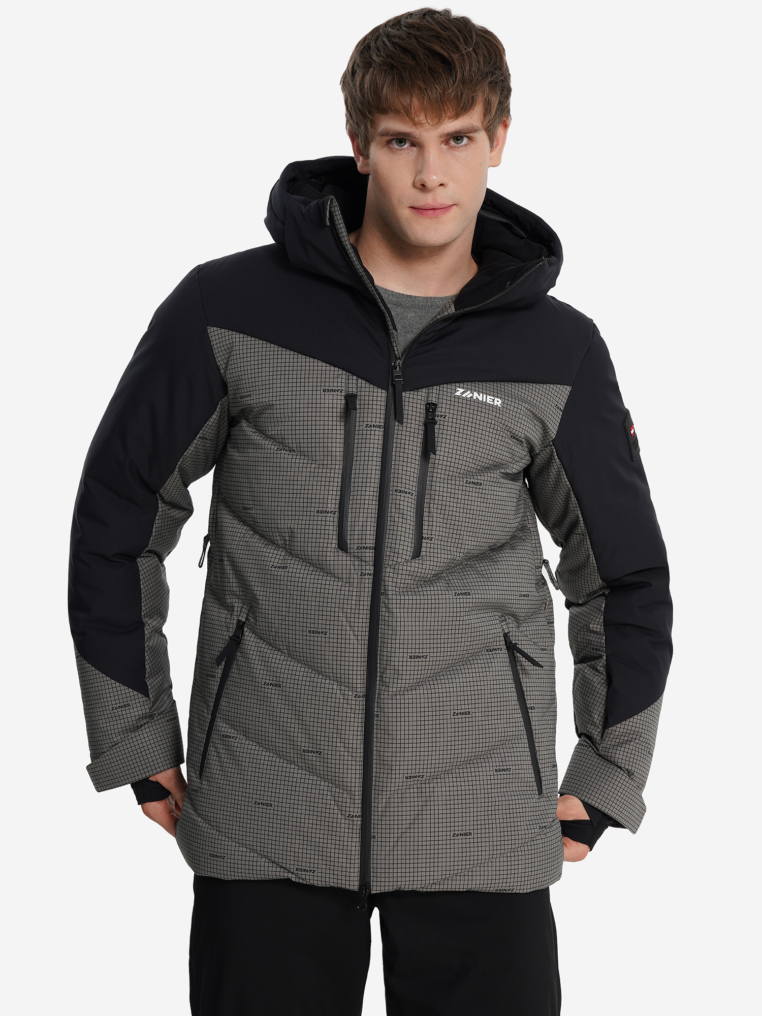 Пуховик мужской Zanier Серый 15999₽